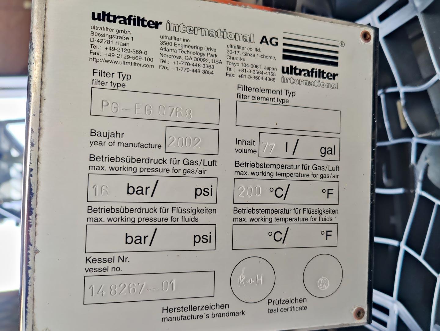 Ultrafilter Gas filter PG-EG 0768 - Filtre à bougie - image 7