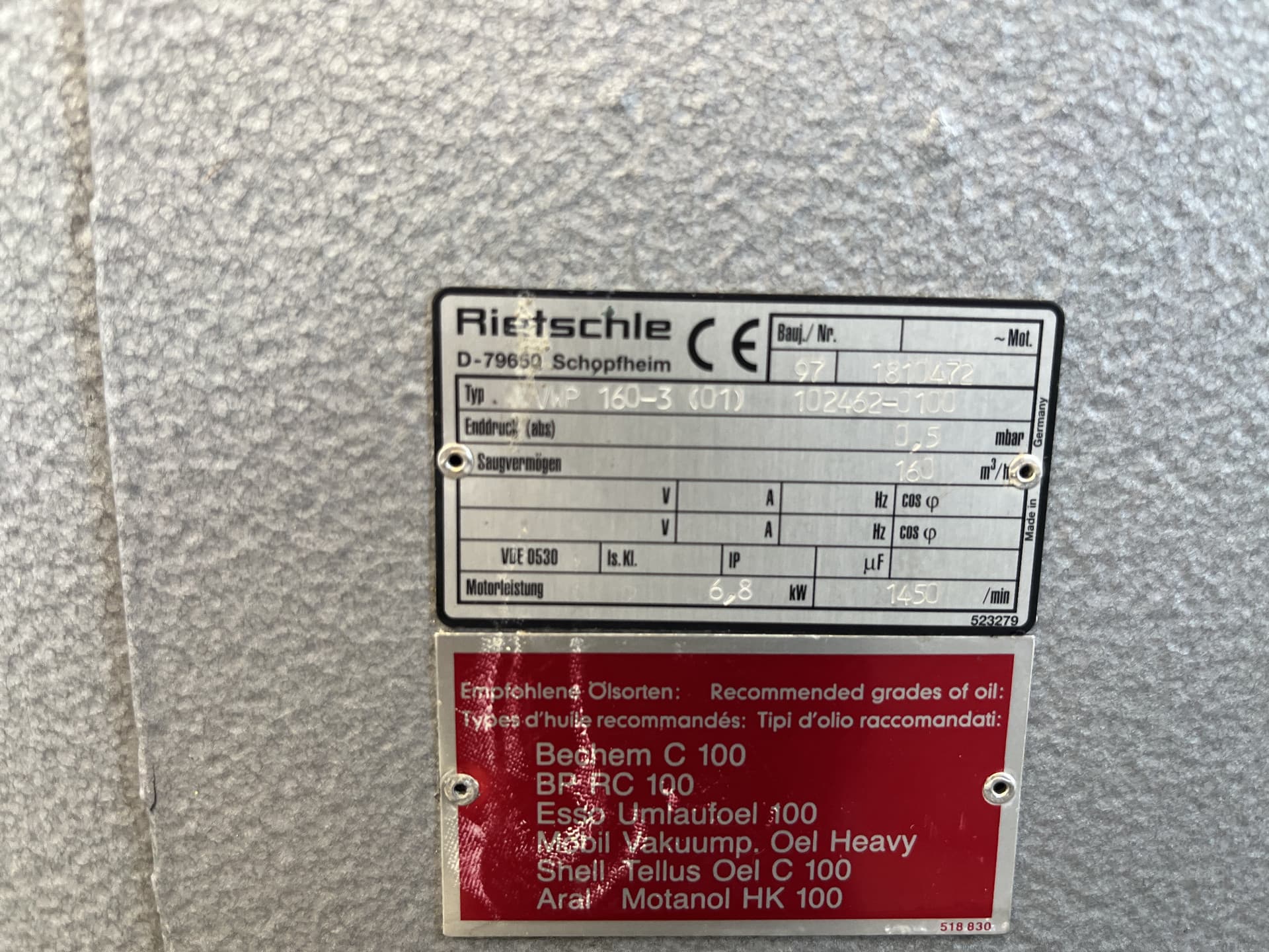 Rietschle VWP-160-3 - Vacuumpomp - image 2