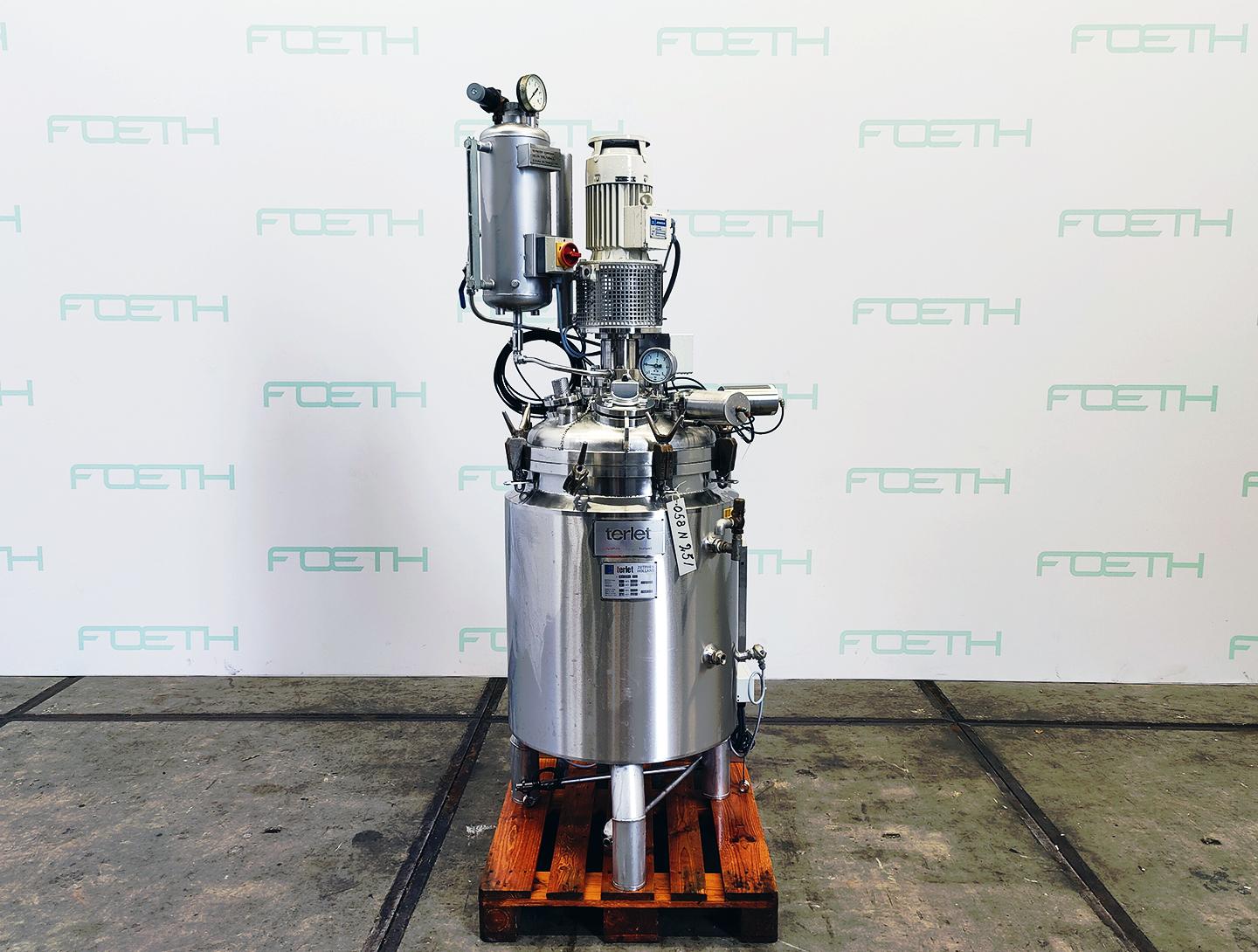 Terlet 195 Ltr - Reactor de aço inoxidável