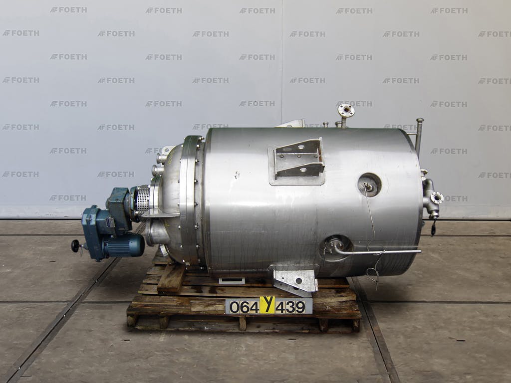 Hoeksma & Velt 800 Ltr - Stainless Steel Reactor