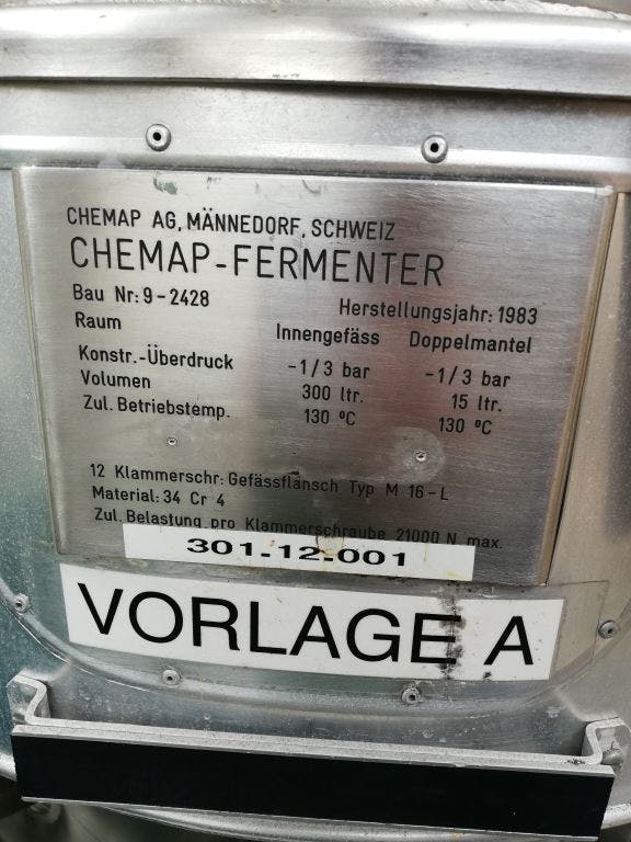 Chemap 300 Ltr - Reactor otel inoxidabil - image 4