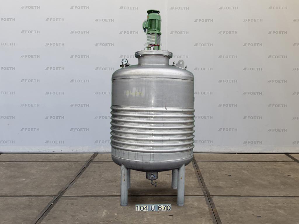 Ziemann 2500 Ltr - Nerezové reaktor