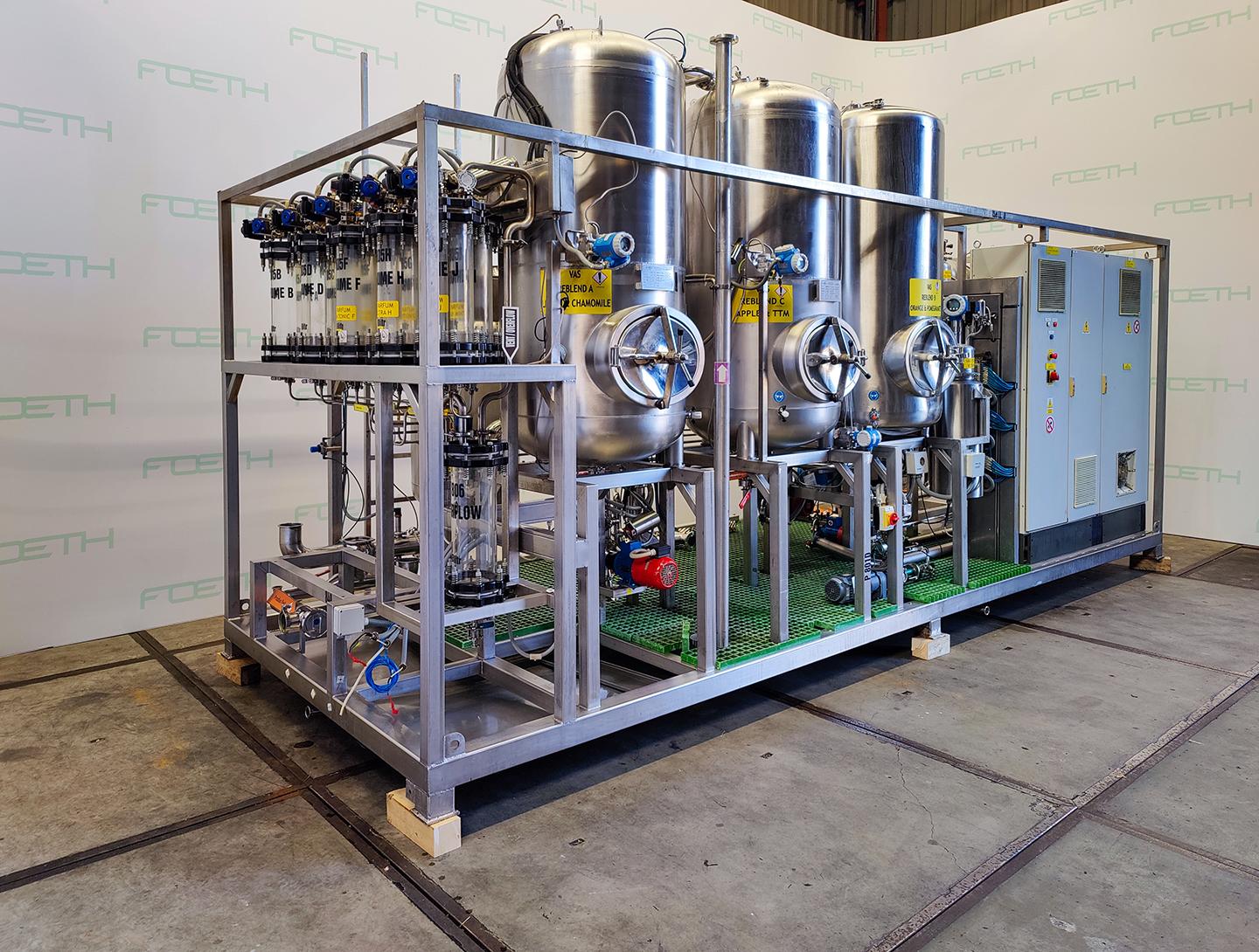 LPD Liquid perfume processing skid - Inline mixer - image 2