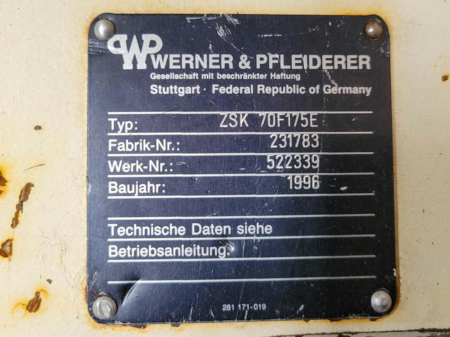 Werner & Pfleiderer ZSK70/1 - Extrusora de doble husillo - image 19