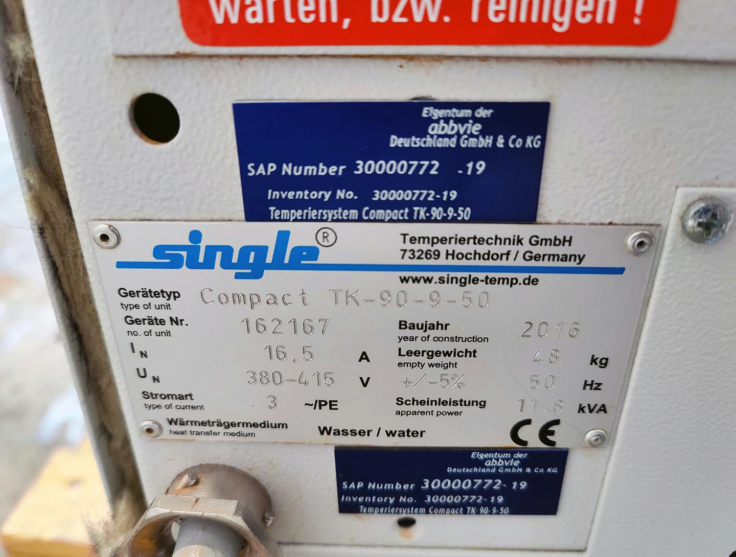 Single Temperiertechnik Compact TK-90-9-50 - Temperiergerät - image 5