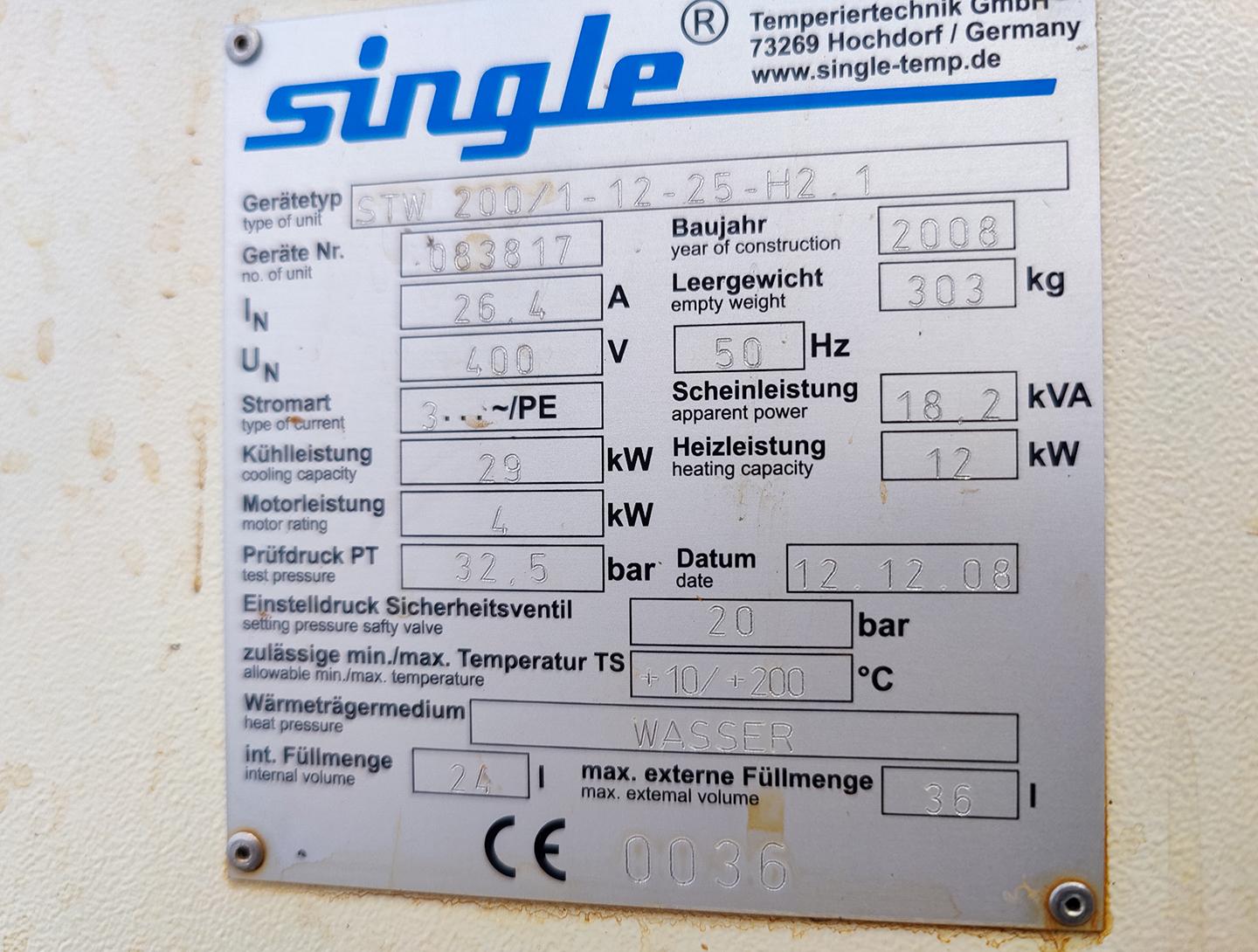 Single Temperiertechnik STW 200/1-12 - Unitate control temperatura - image 7