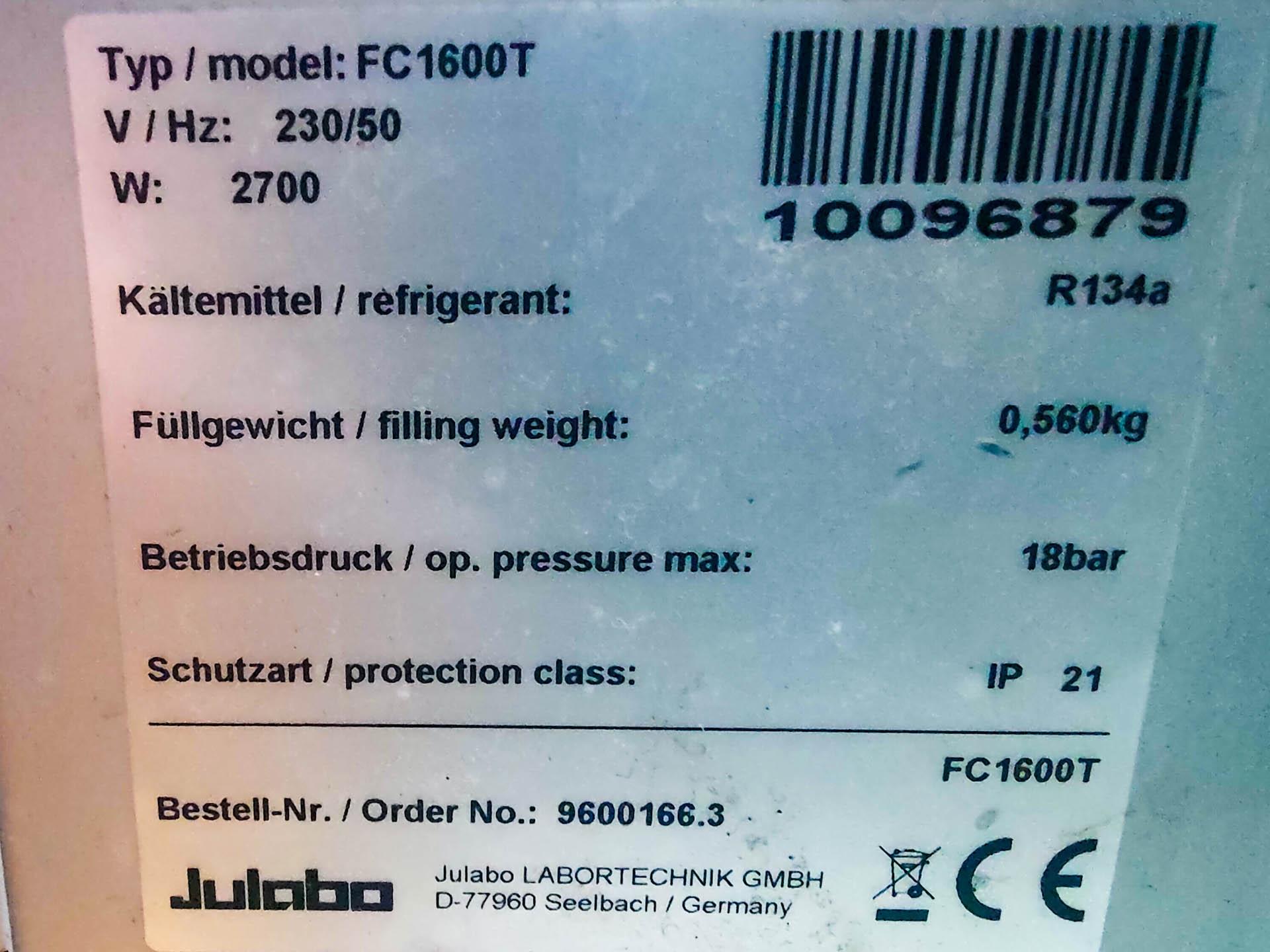 Julabo FC-1600T Chiller - Unitate control temperatura - image 9