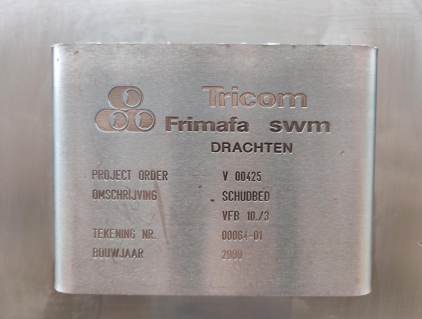 Tricom Frimafra VFB 10/3 - Fluid bed dryer continuous - image 6