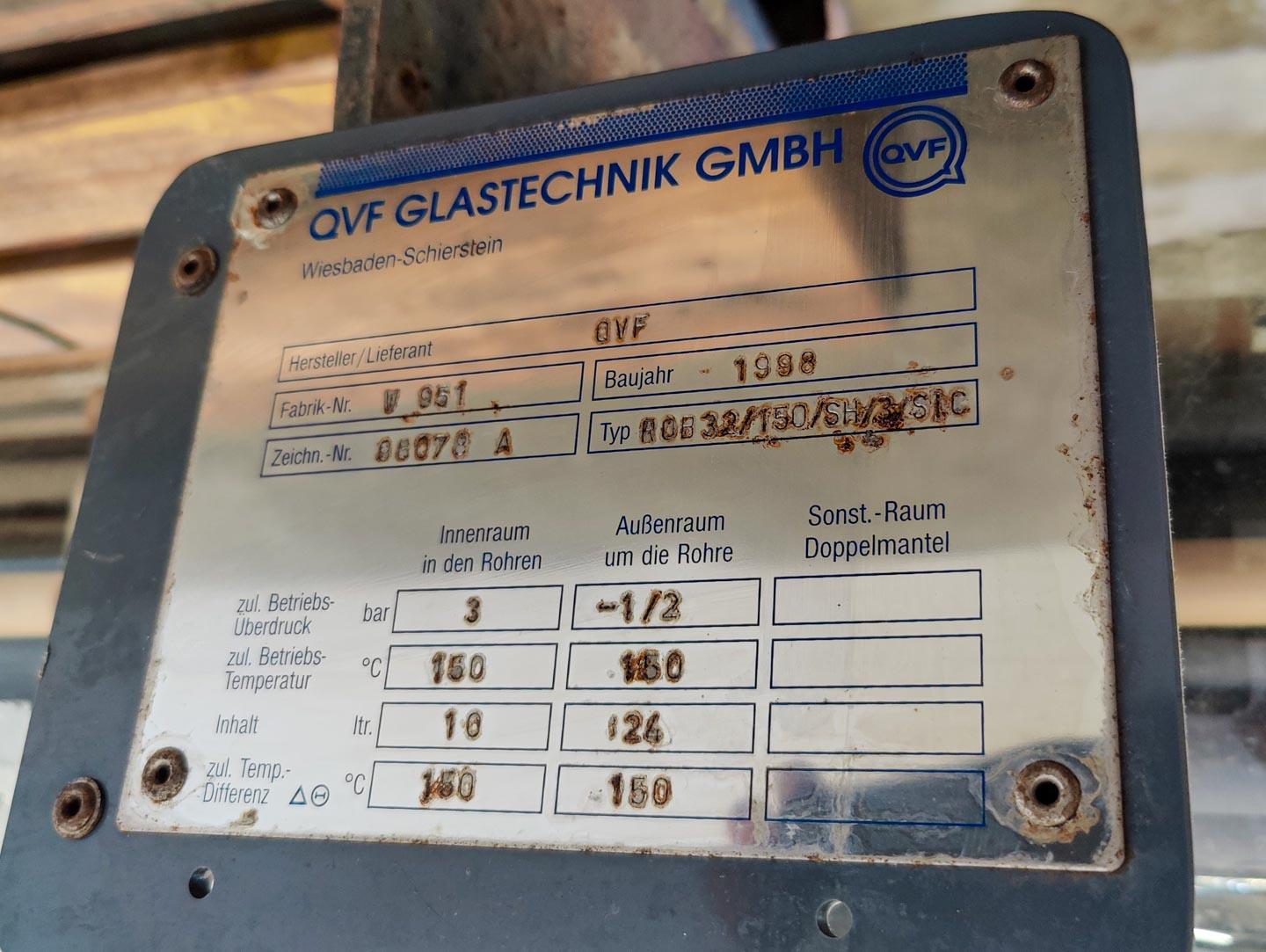 QVF Glasstechnik ROB 32/150/SH/3/SIC - 3,2 m² - Pláštový a trubkový výmeník tepla - image 9