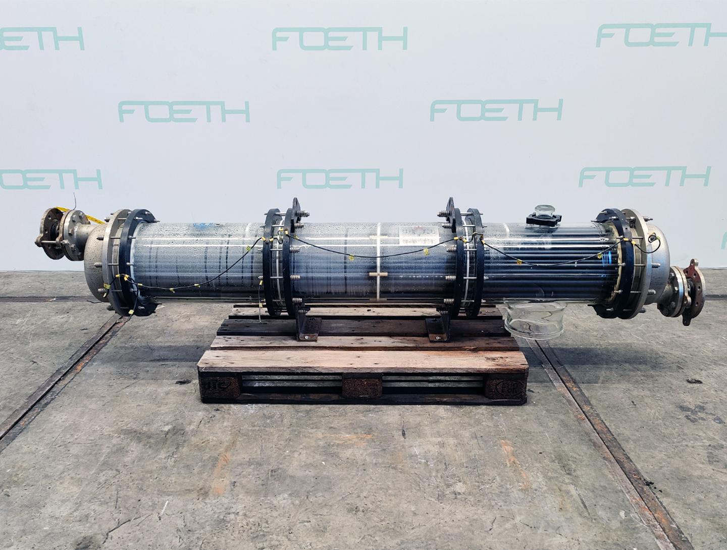 QVF Glasstechnik S-ROB71/300/SH/3/SIC 7,1m² - Shell and tube heat exchanger