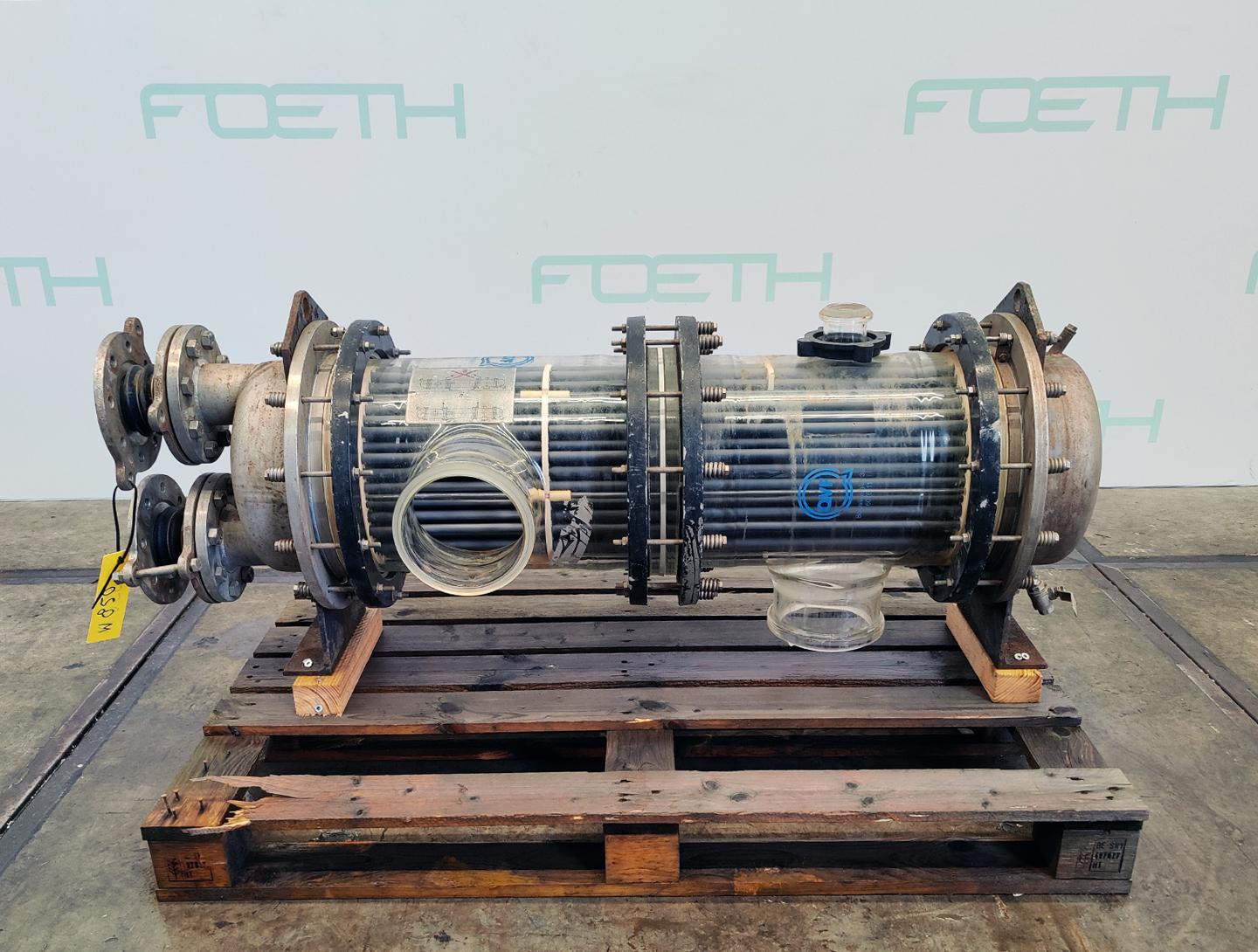 QVF Glasstechnik S-ROB64/300/SH/2/SIC 6,4m² - Shell and tube heat exchanger