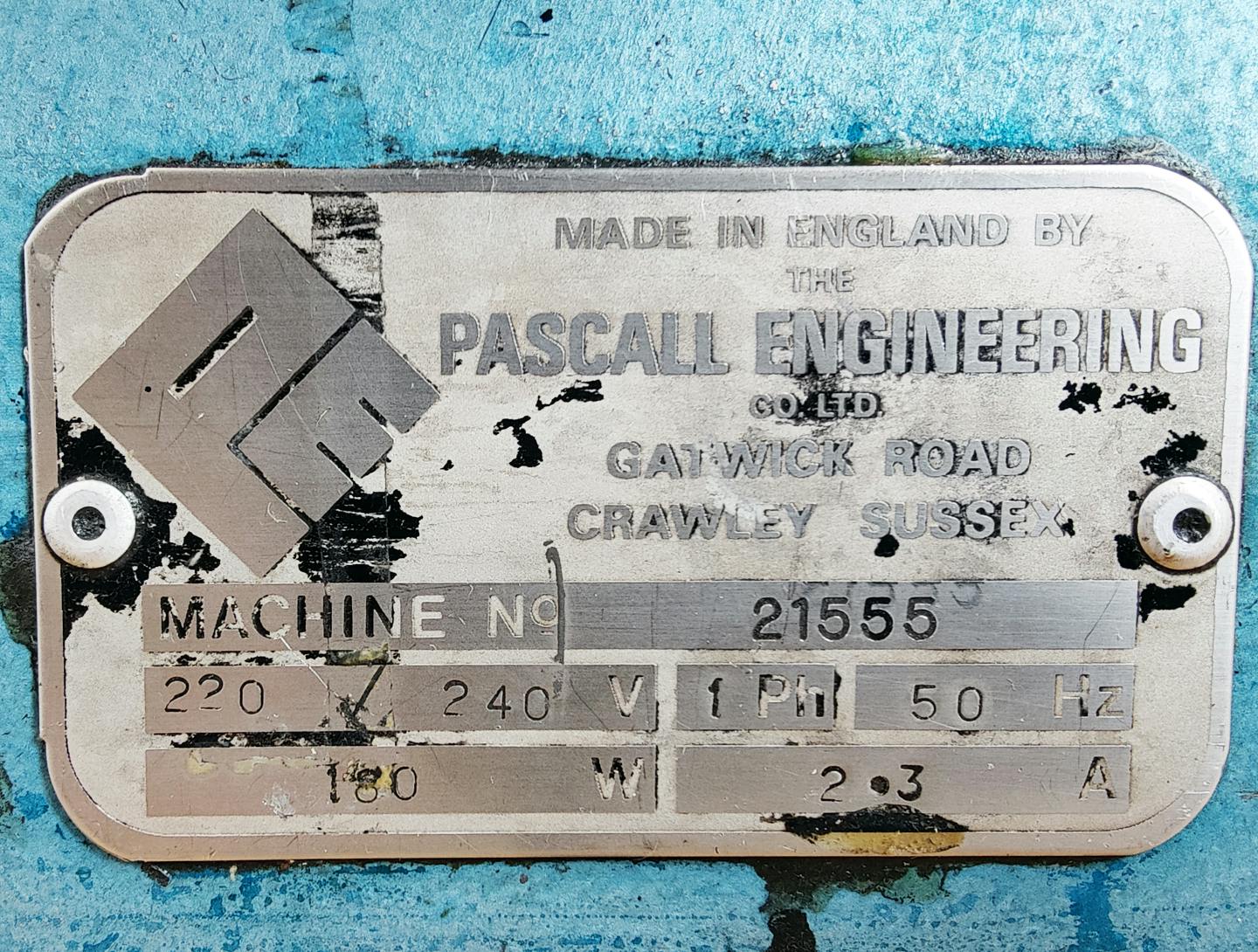 Pascall Engineering Model 1 - Driewals - image 8