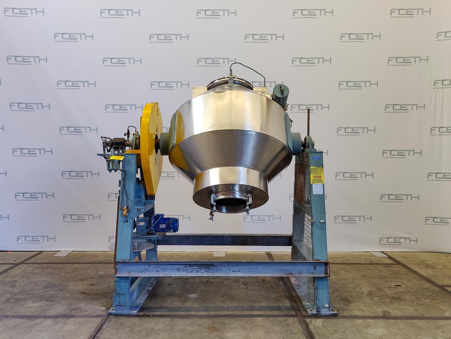 Gemco Memcomatio Solids; Double Cone - Mixer cu tambur