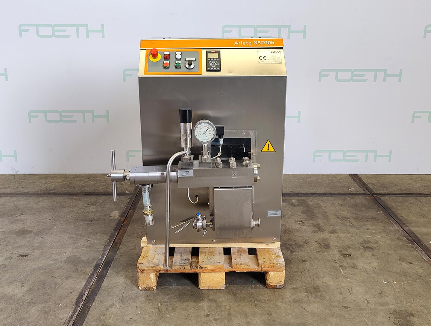 GEA Niro Ariete NS2006P - Plunjer homogenisator