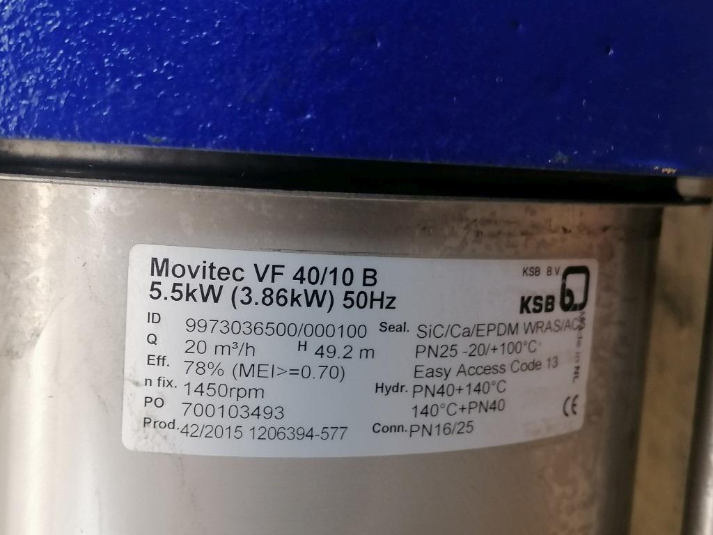 KSB Movitec VF 40/10 B - Bomba centrífuga - image 6