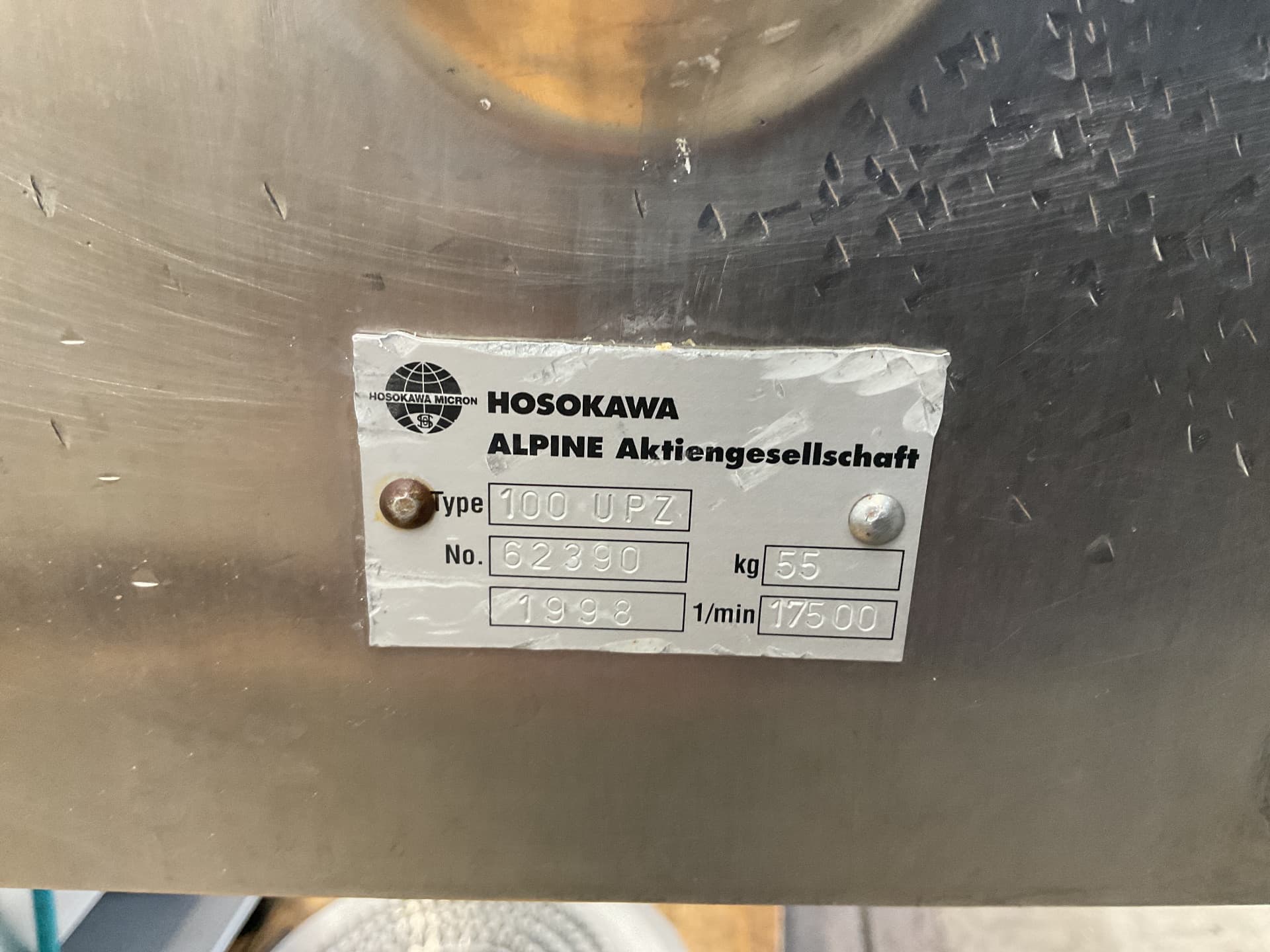 Hosokawa Alpine 100 UPZ - Pennenmolen - image 7