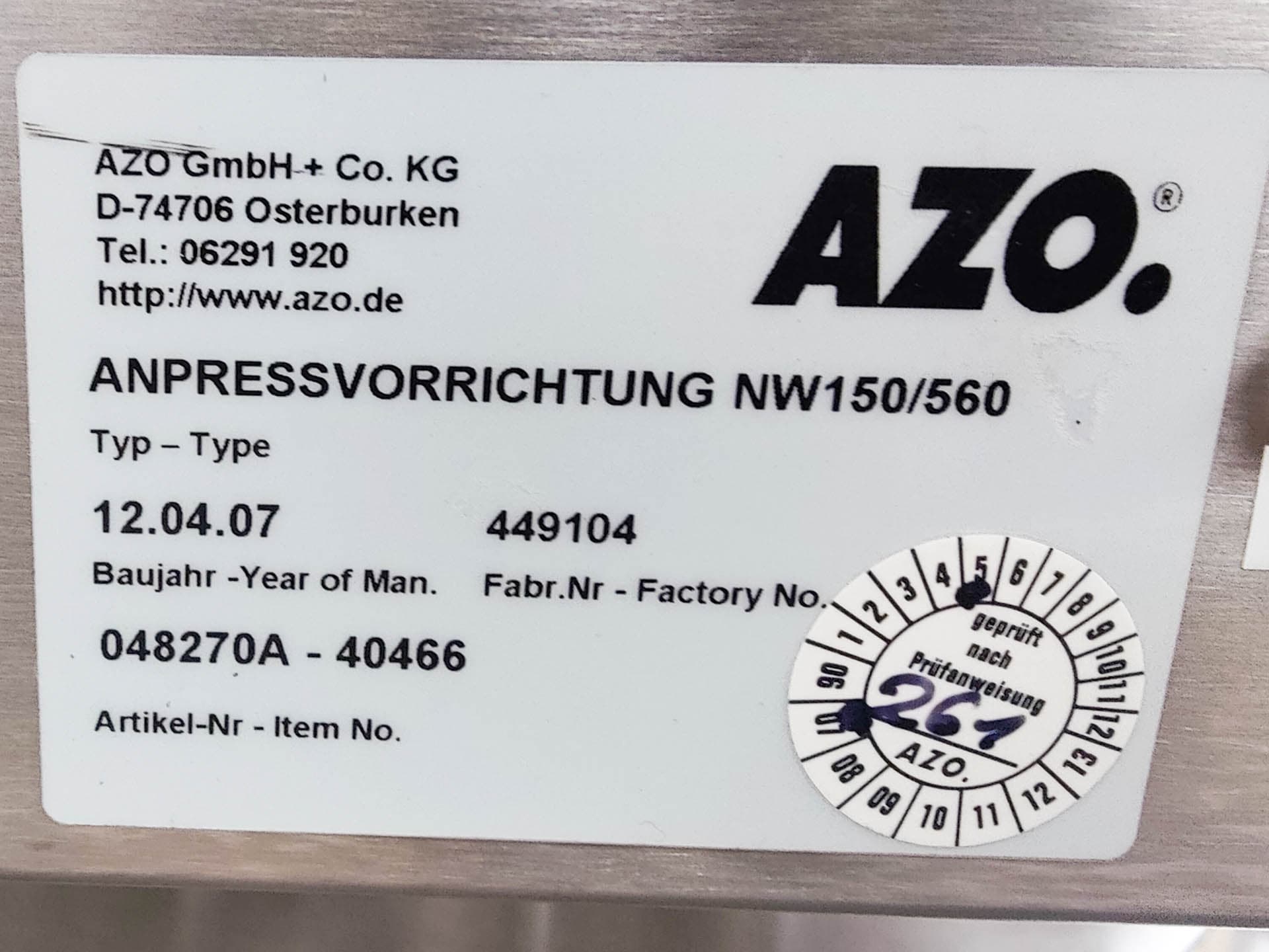 AZO DA-360 SP - Roterende zeef - image 9