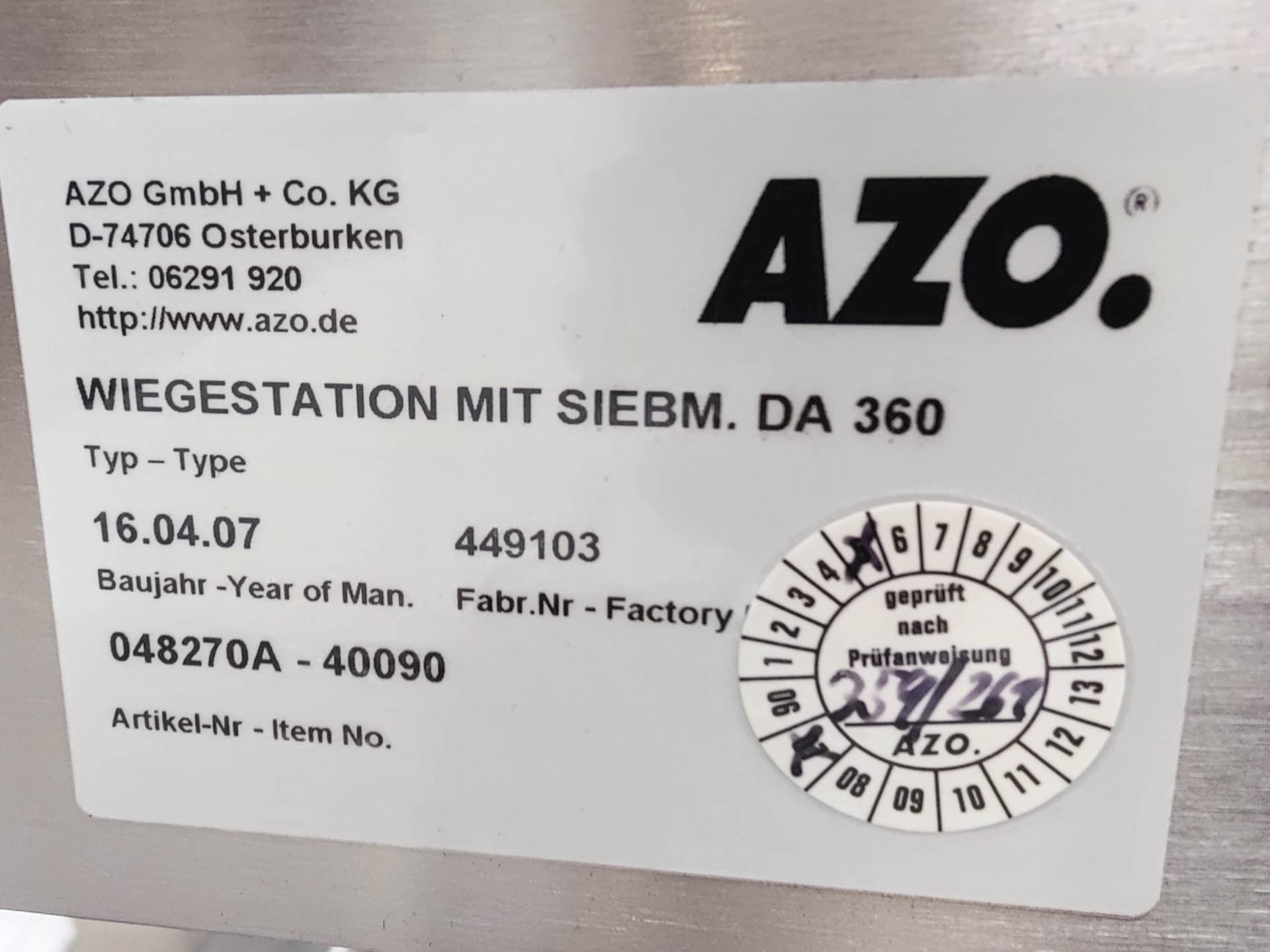 AZO DA-360 SP - Roterende zeef - image 8