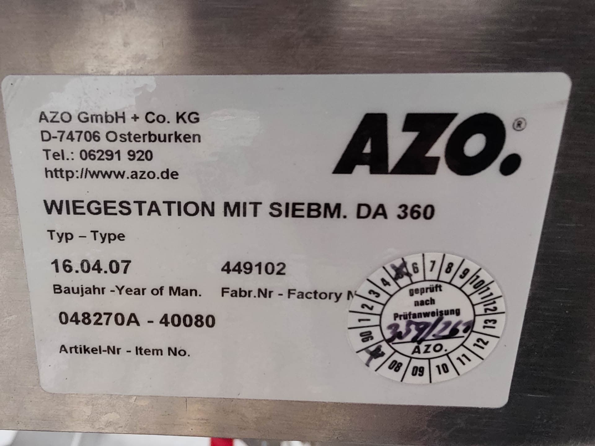 AZO DA-360 SP - Roterende zeef - image 14