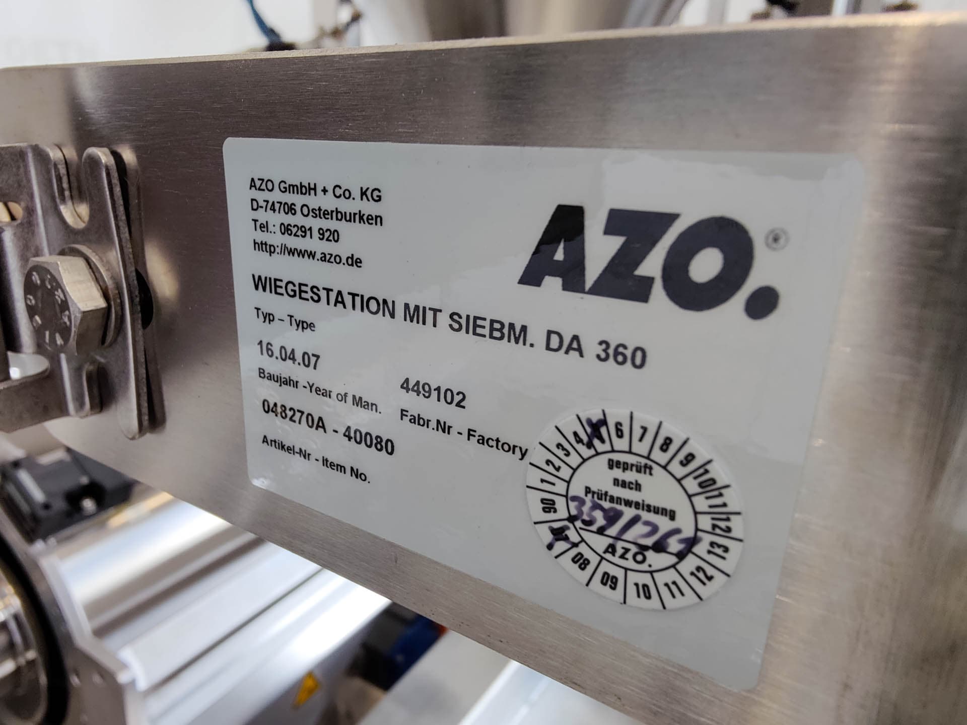AZO DA-360 SP - Setaccio rotante - image 7