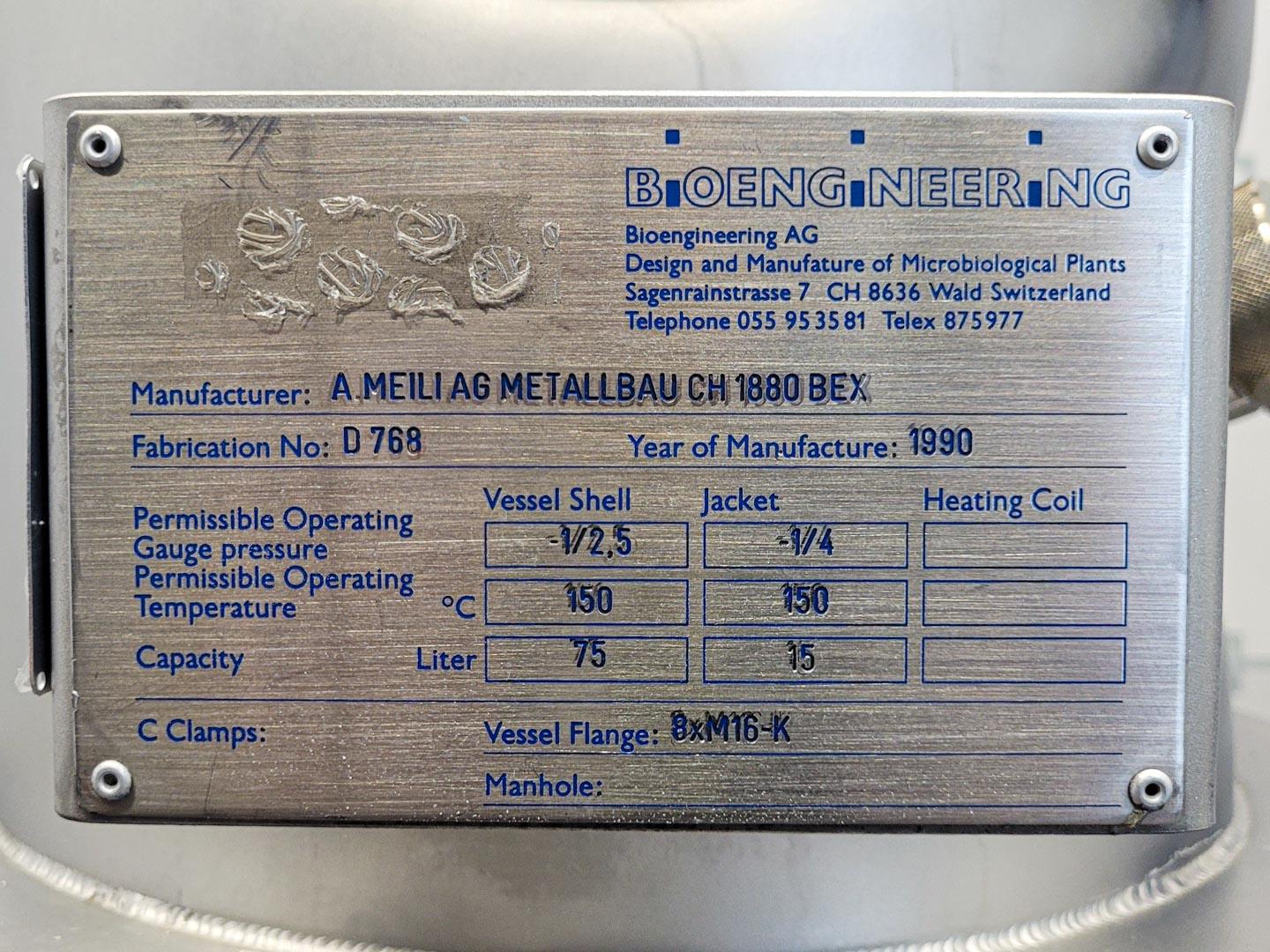 Bioengineering D768 50Ltr. Fermentor (Bio) - Nerezové reaktor - image 14