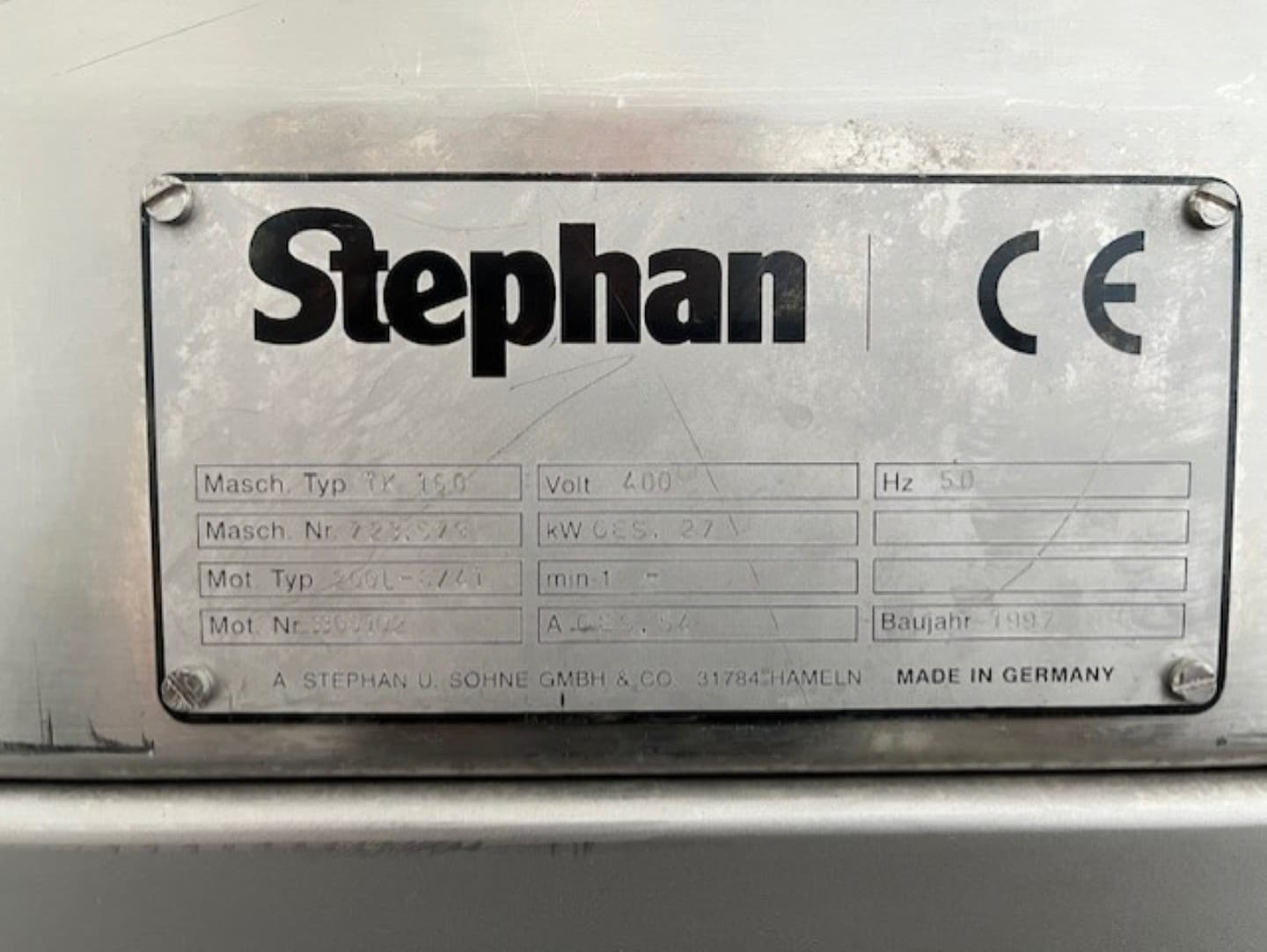Stephan TK 160 - Cutter - image 3