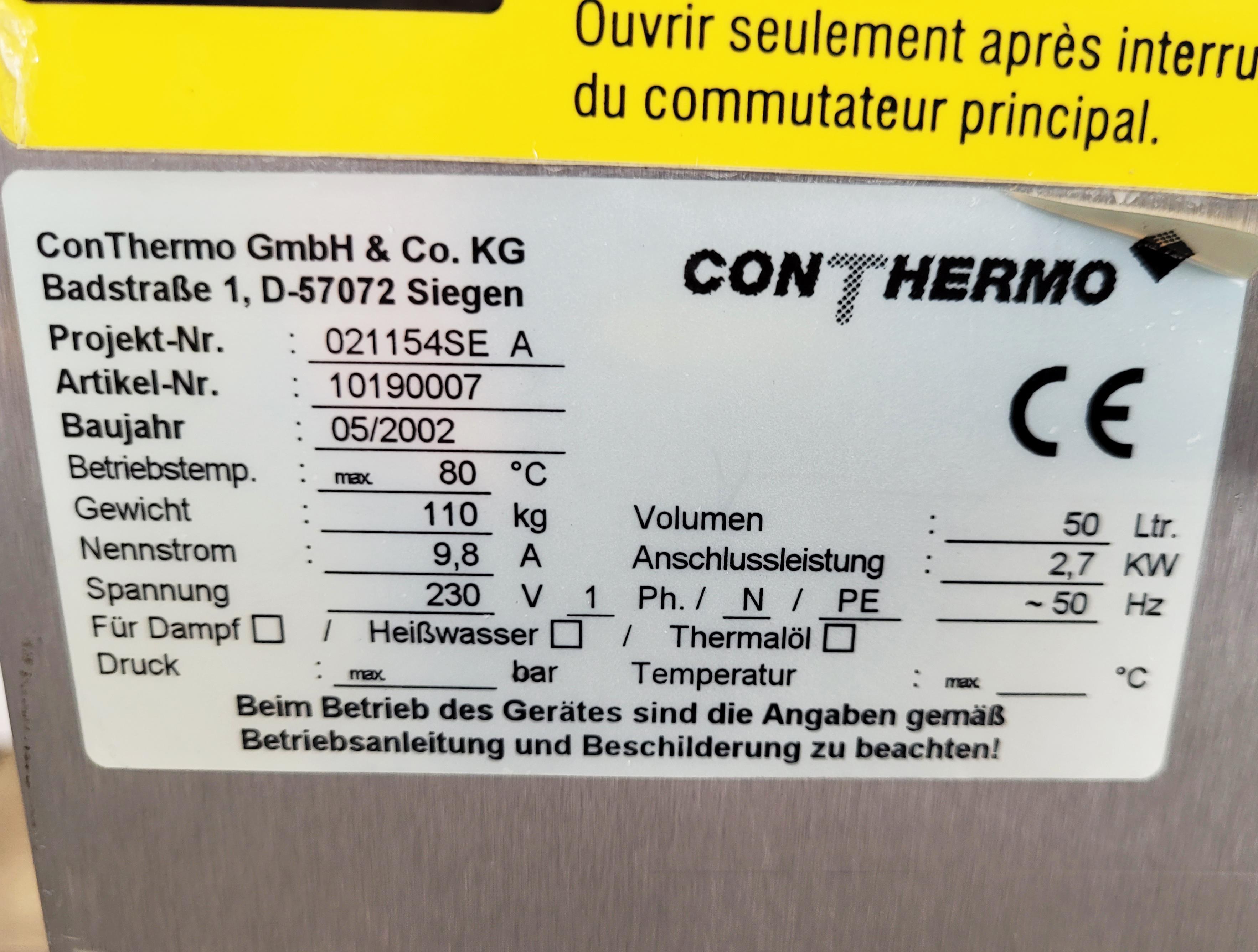 Conthermo SBE 50 - Kookketel - image 7