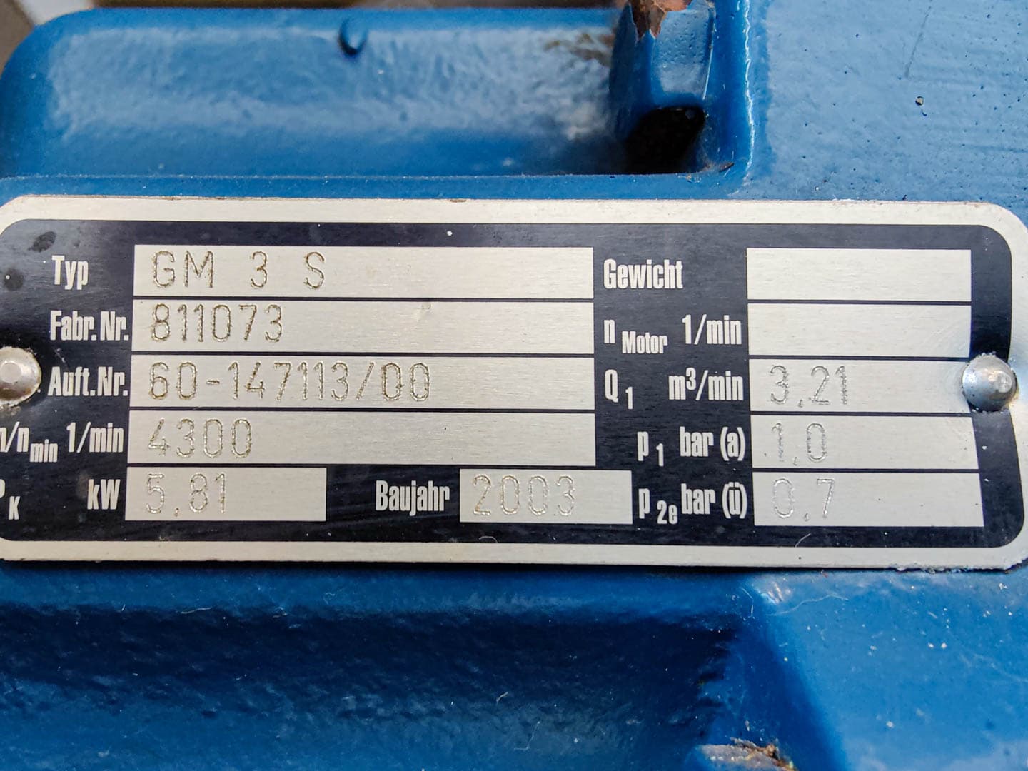 Aerzen GM 3S DN50 - Soplante - image 9