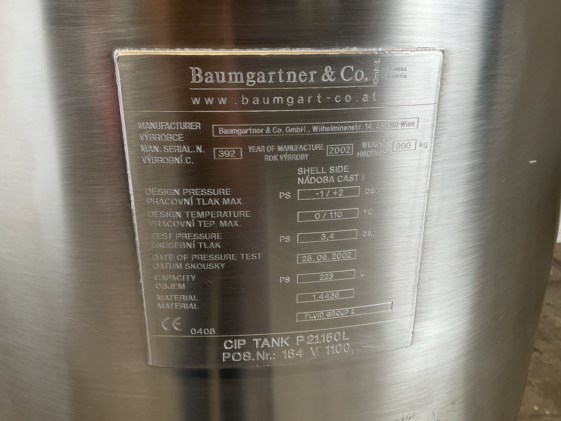 Baumgartner 150 L - Drukketel - image 4