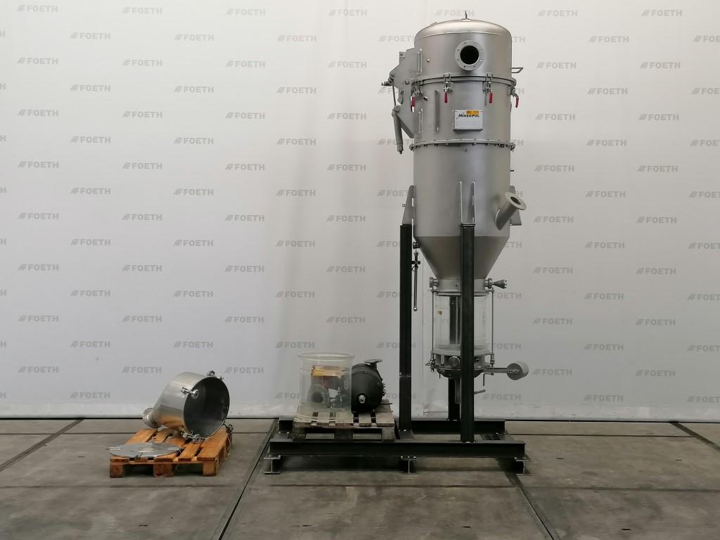 Hosokawa Mikropul Nauta Vometec 12 HP 4 TRL BV - Uscator cu pat fluidizat lot