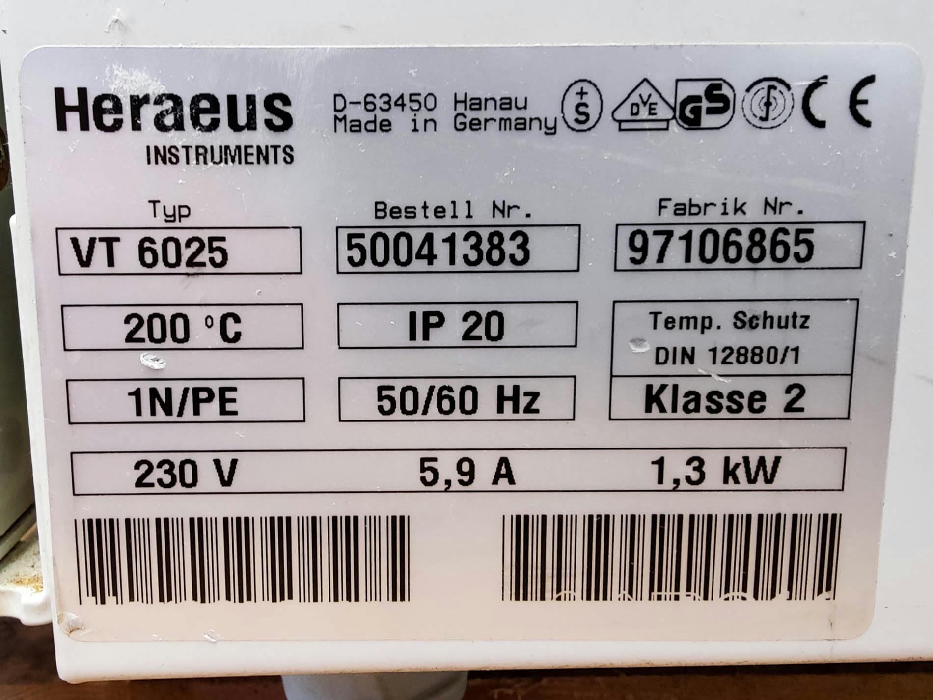 Thermo Scientific Heraeus VT 6025 - Sušící pec - image 10