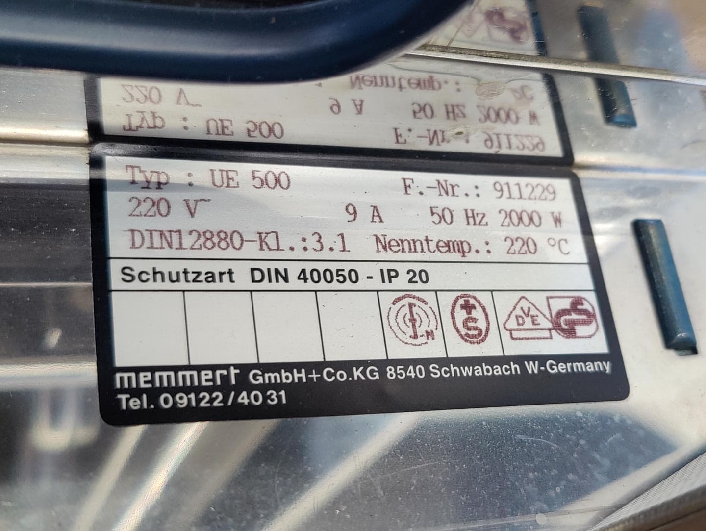 Memmert UE-500 - Drying oven - image 9