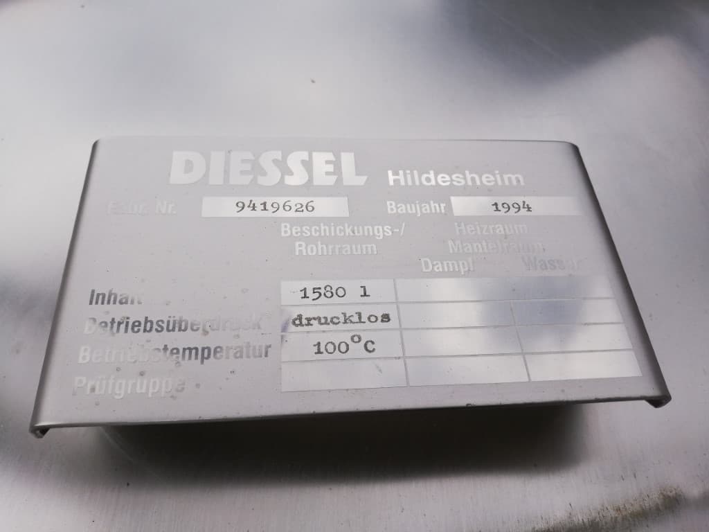 Diessel 1580 Ltr - Сосуд для перемешивания - image 11