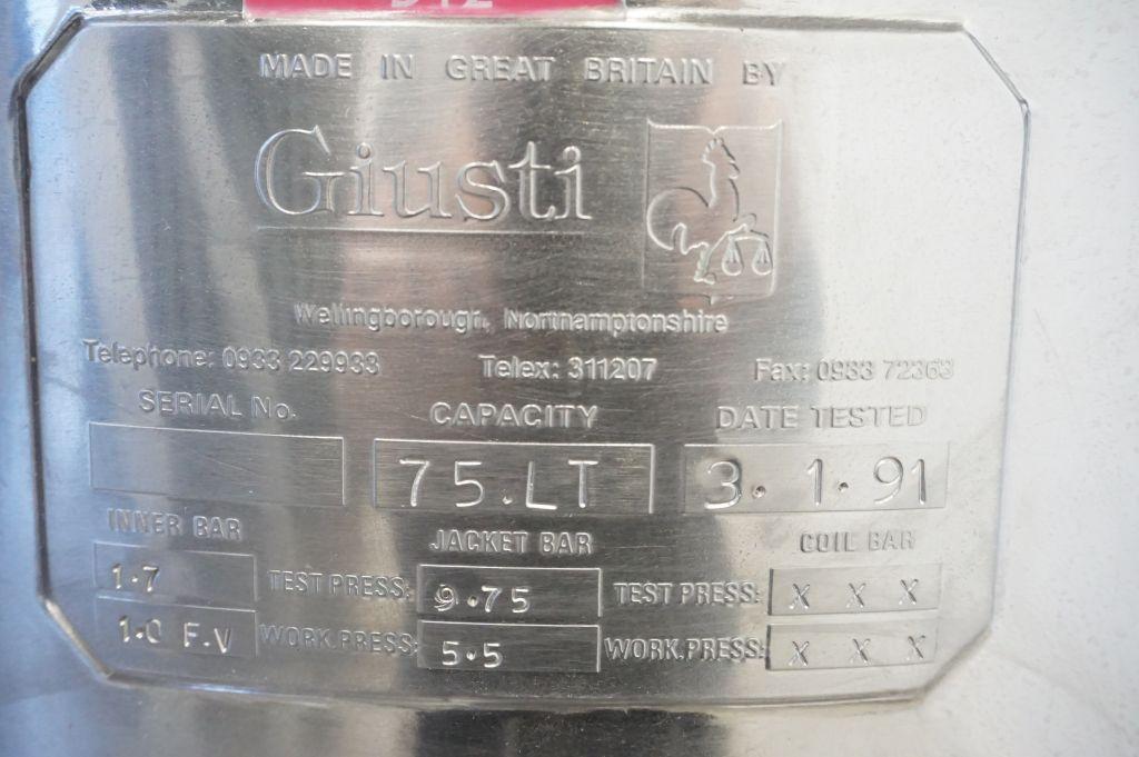 Giusti & Son 75 Ltr - Zbiornik mieszalnikowy - image 9