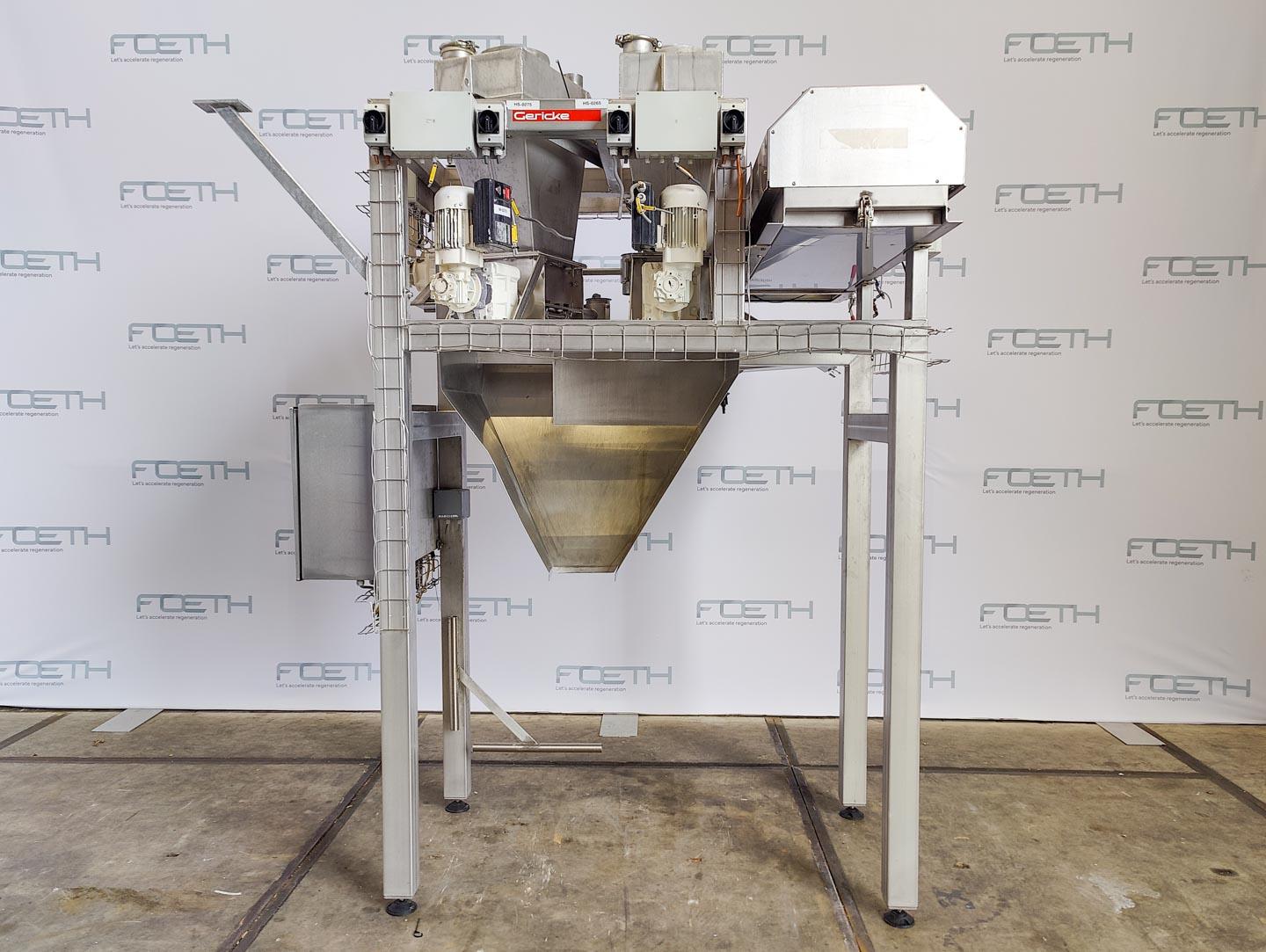 Gericke Ingredients dosing unit - Tornillo dosificador