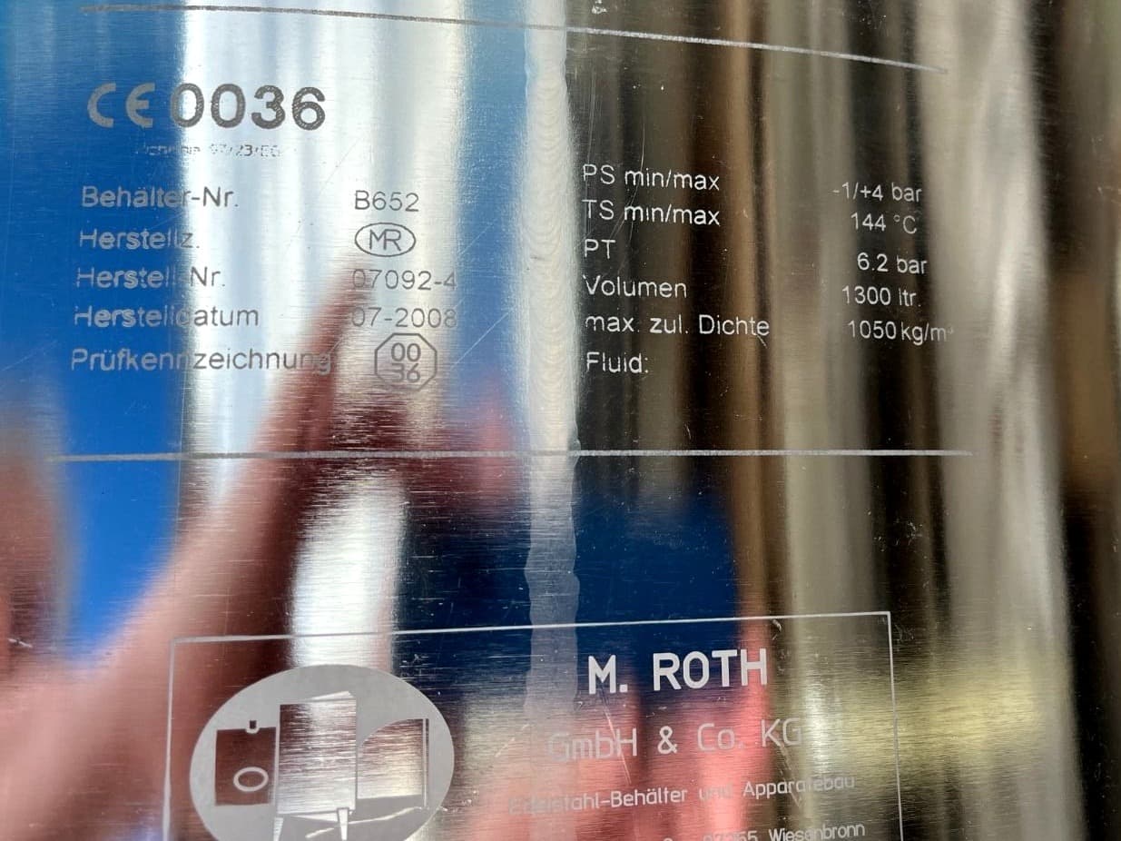 M.roth 1300 L - Serbatoio di agitazione - image 6
