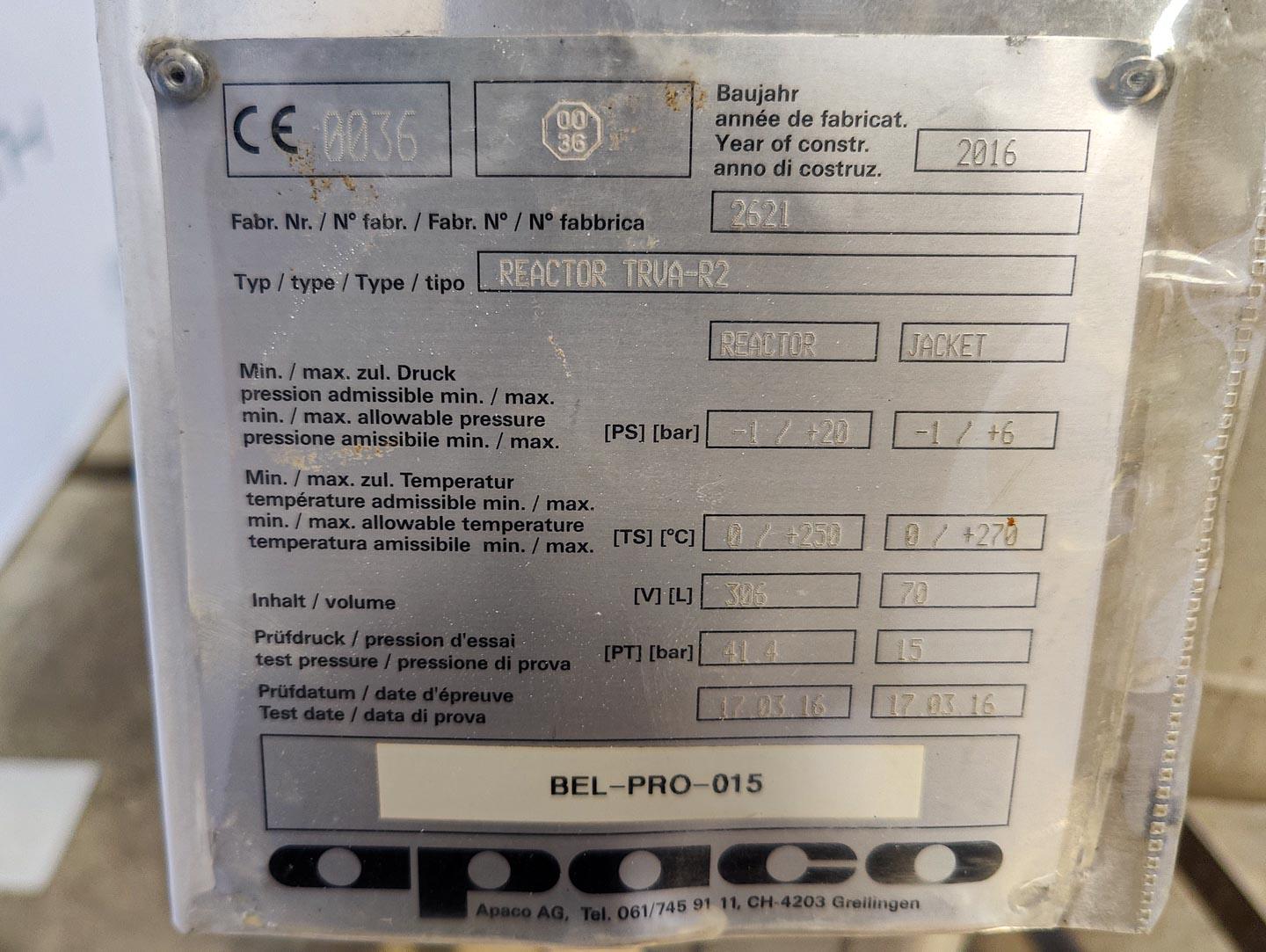 Apaco AG Reactor TRVA-R2 - Reactor de aço inoxidável - image 10