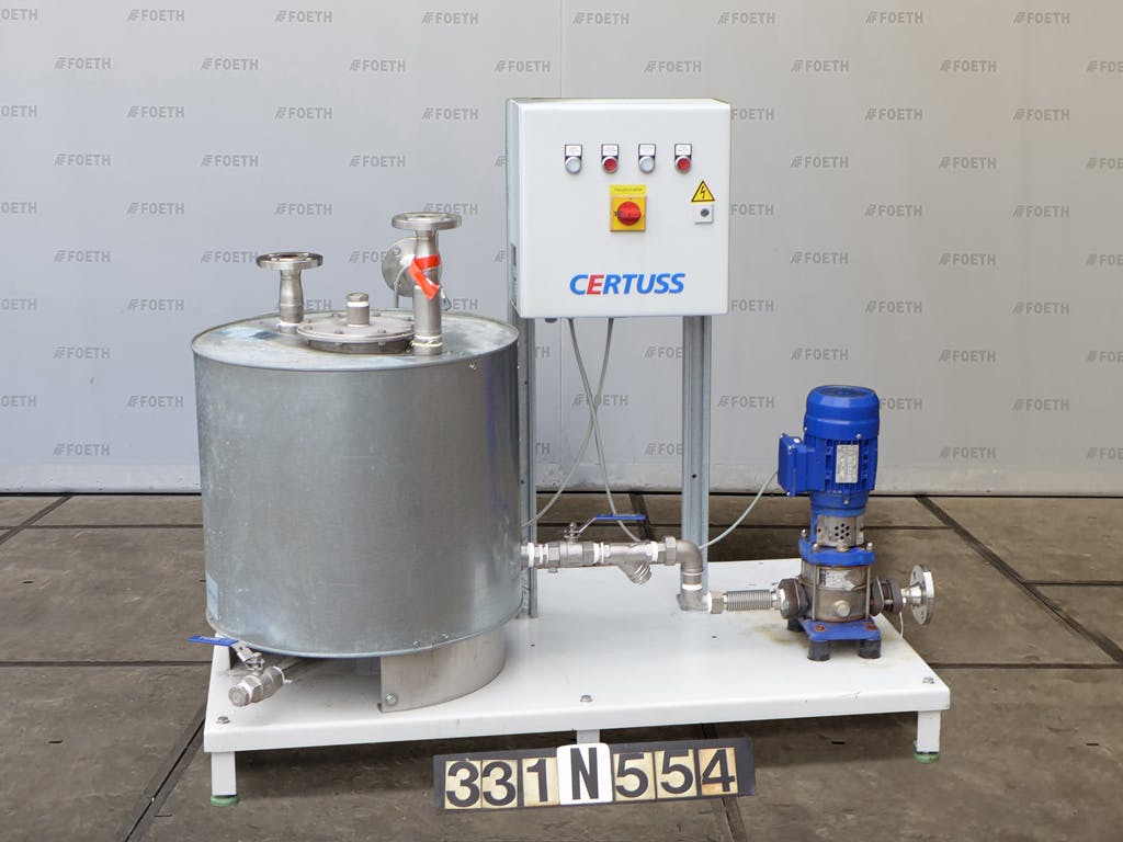 Certuss Centrifugal pump with vessel - Pompa centrifuga