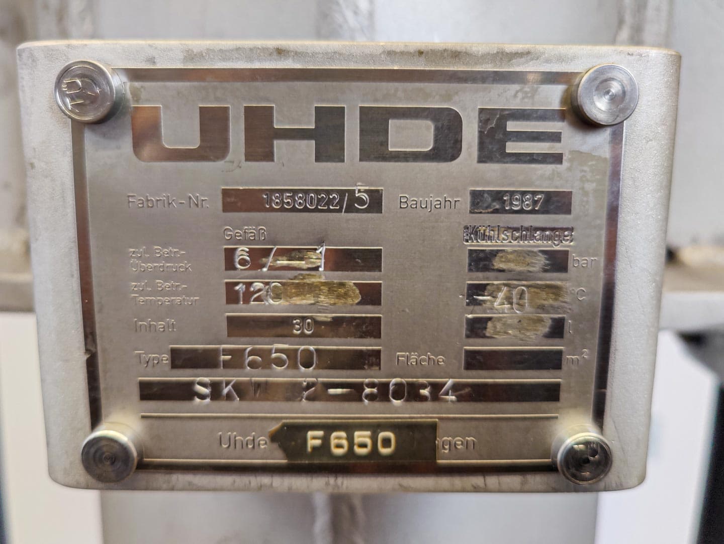 Uhde Hagen F650 - Pressure vessel - image 7