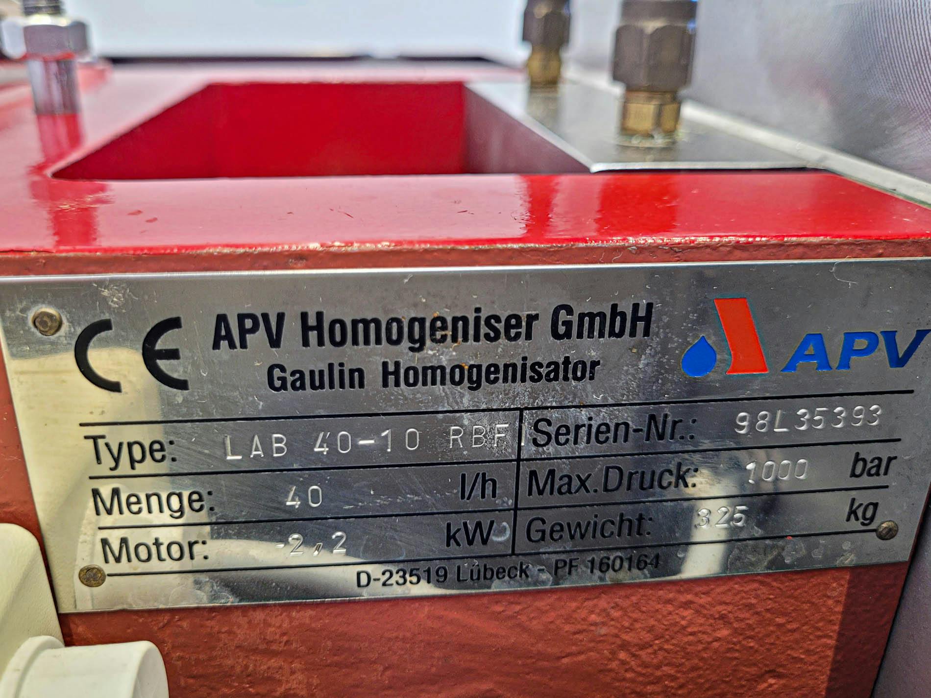 APV Homogeniser LAB 40-10 RBFI - Homogeniseur à pistons - image 7