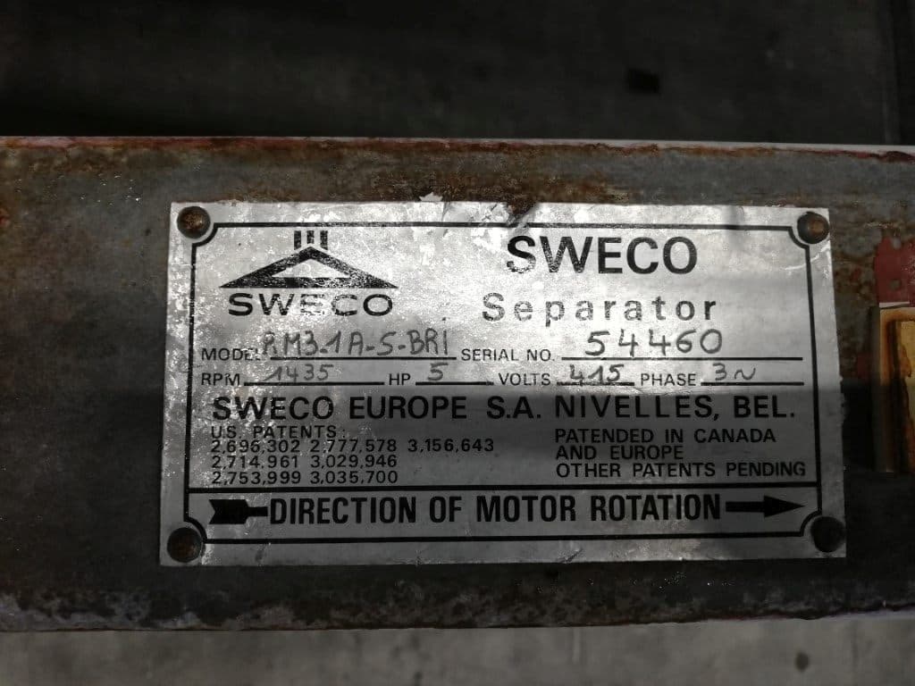 Sweco RM3-1A-S-BR1 - Vibro setaccio - image 9