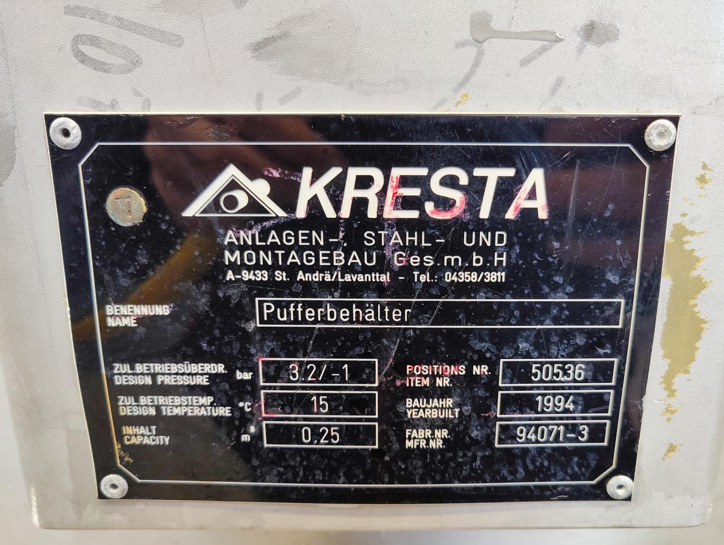 Kresta 250 l - Drukketel - image 9