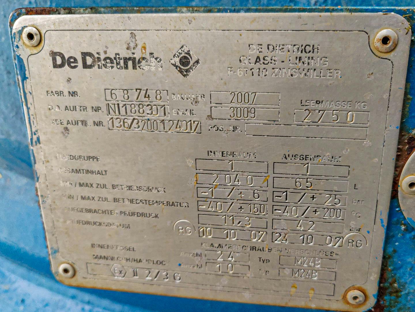 De Dietrich CE-1600-1400 - Reactor com revestimento de vidro - image 11