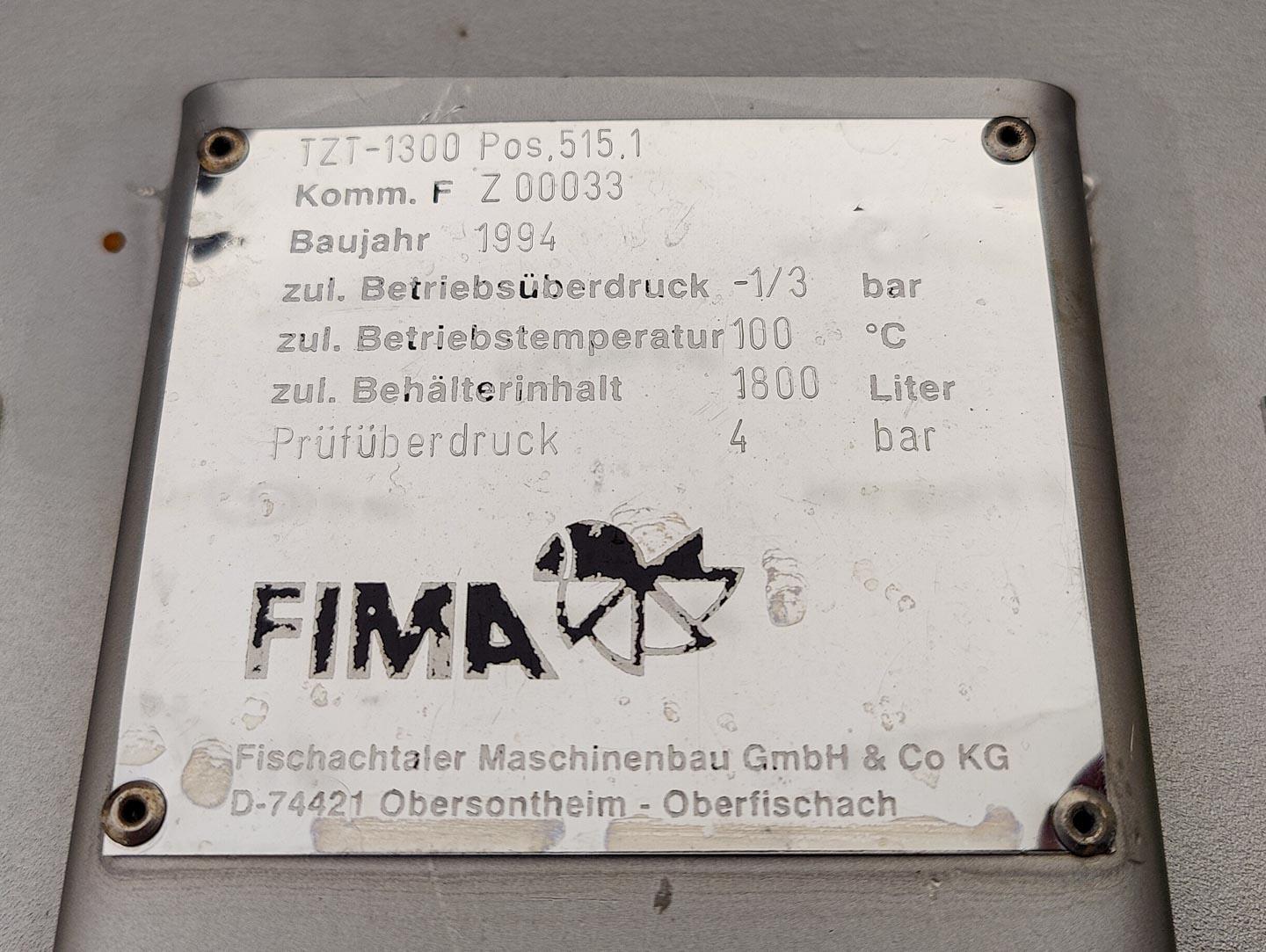 Fima Process Trockner TZT-1300 - centrifuge dryer - Centrifuga de cesto - image 17