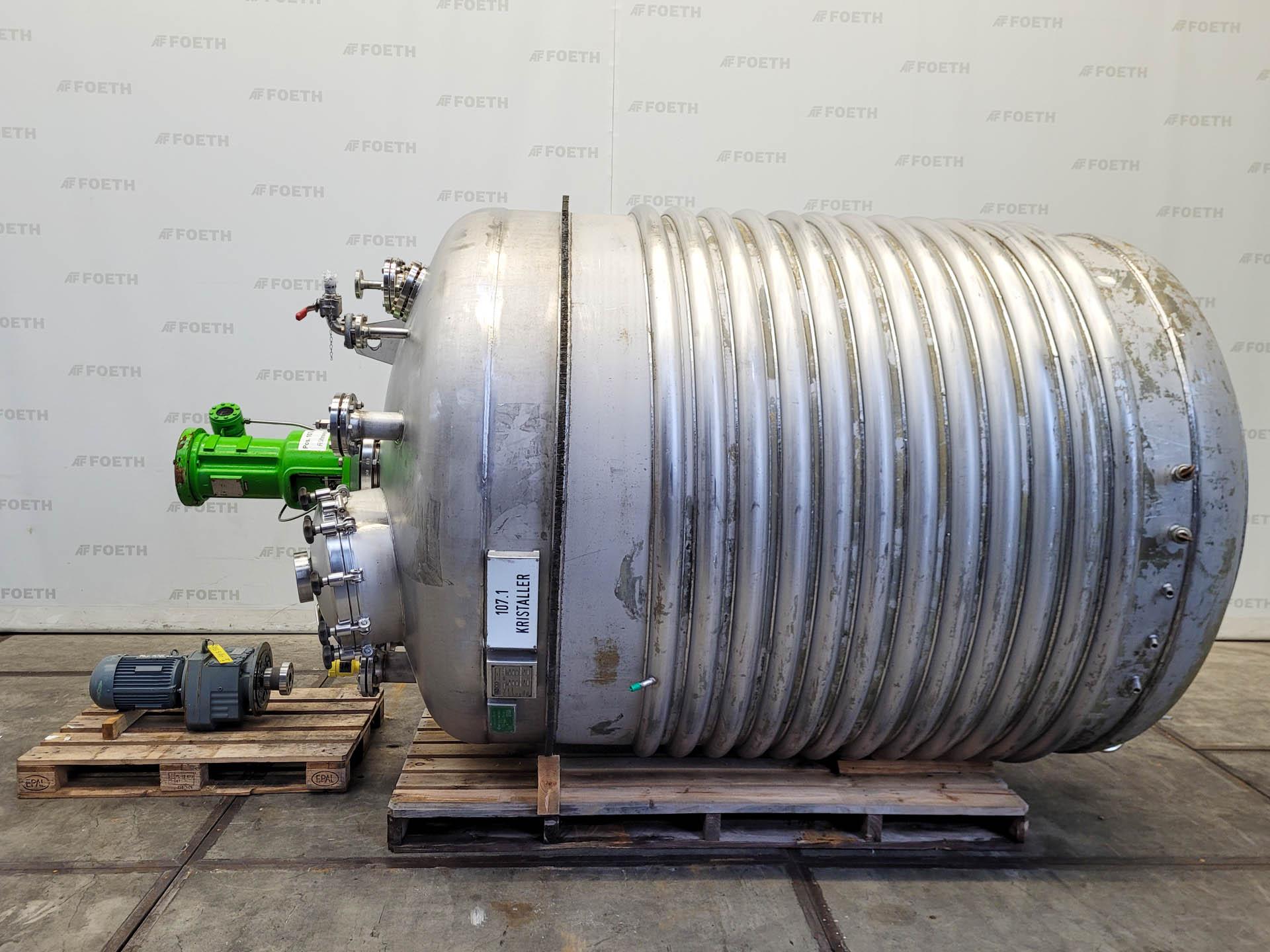 Enco 6300 Ltr. (bio-)reactor - Stainless Steel Reactor - image 1