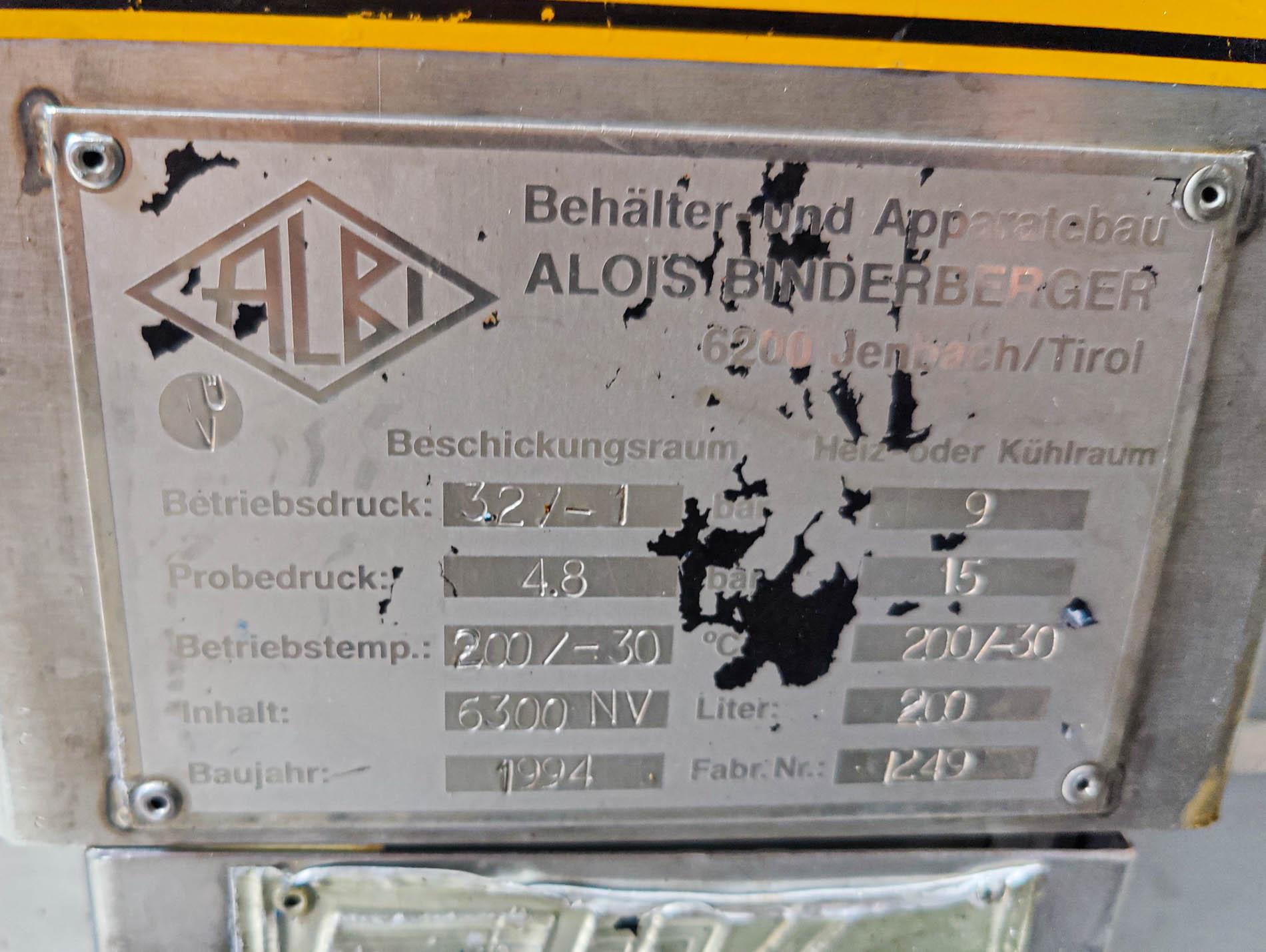 Albi Alois Binderberger 6300 Ltr - Reattore in acciaio inox - image 13