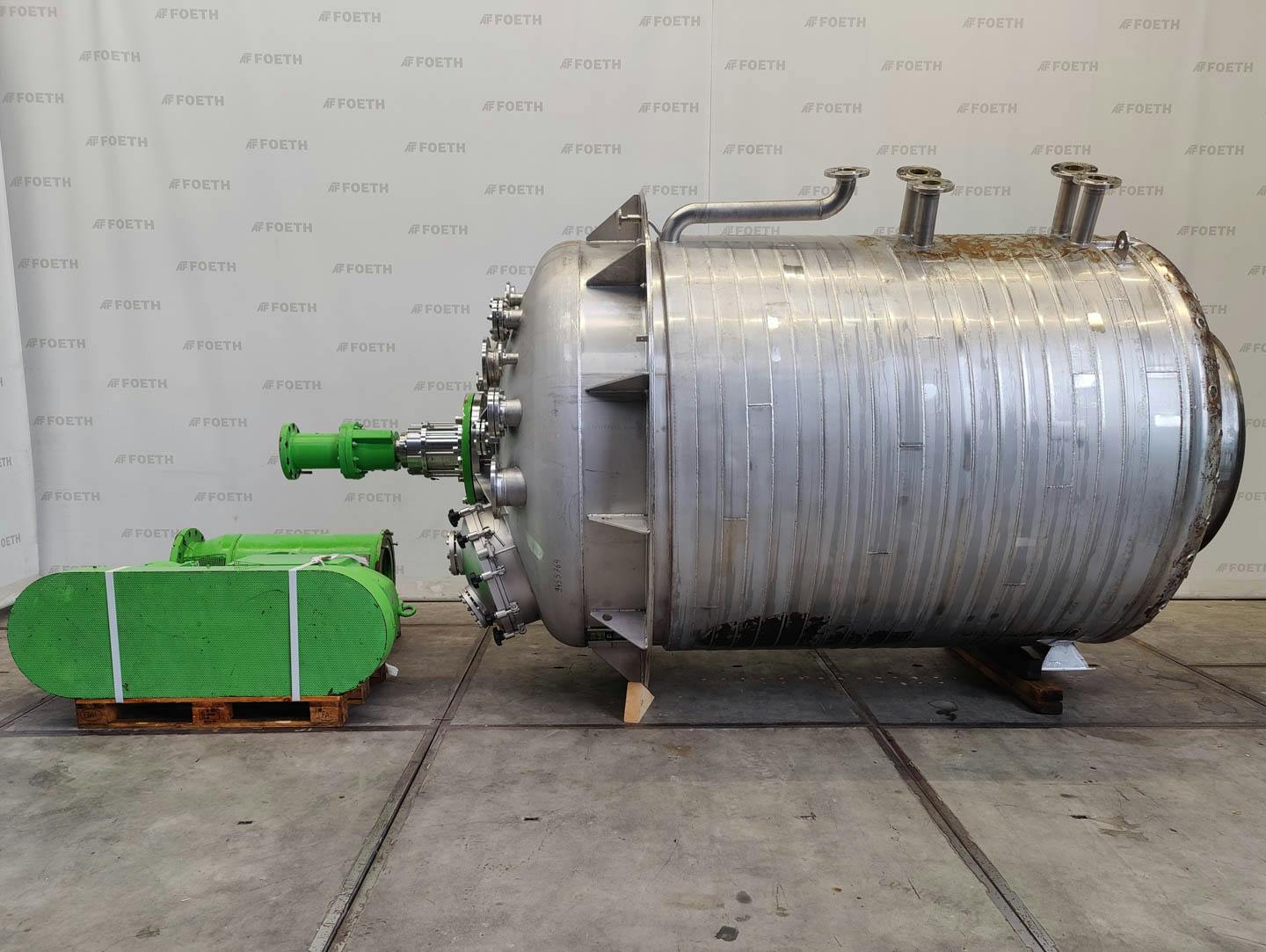 Hinke 8000 Ltr - Reactor de aço inoxidável