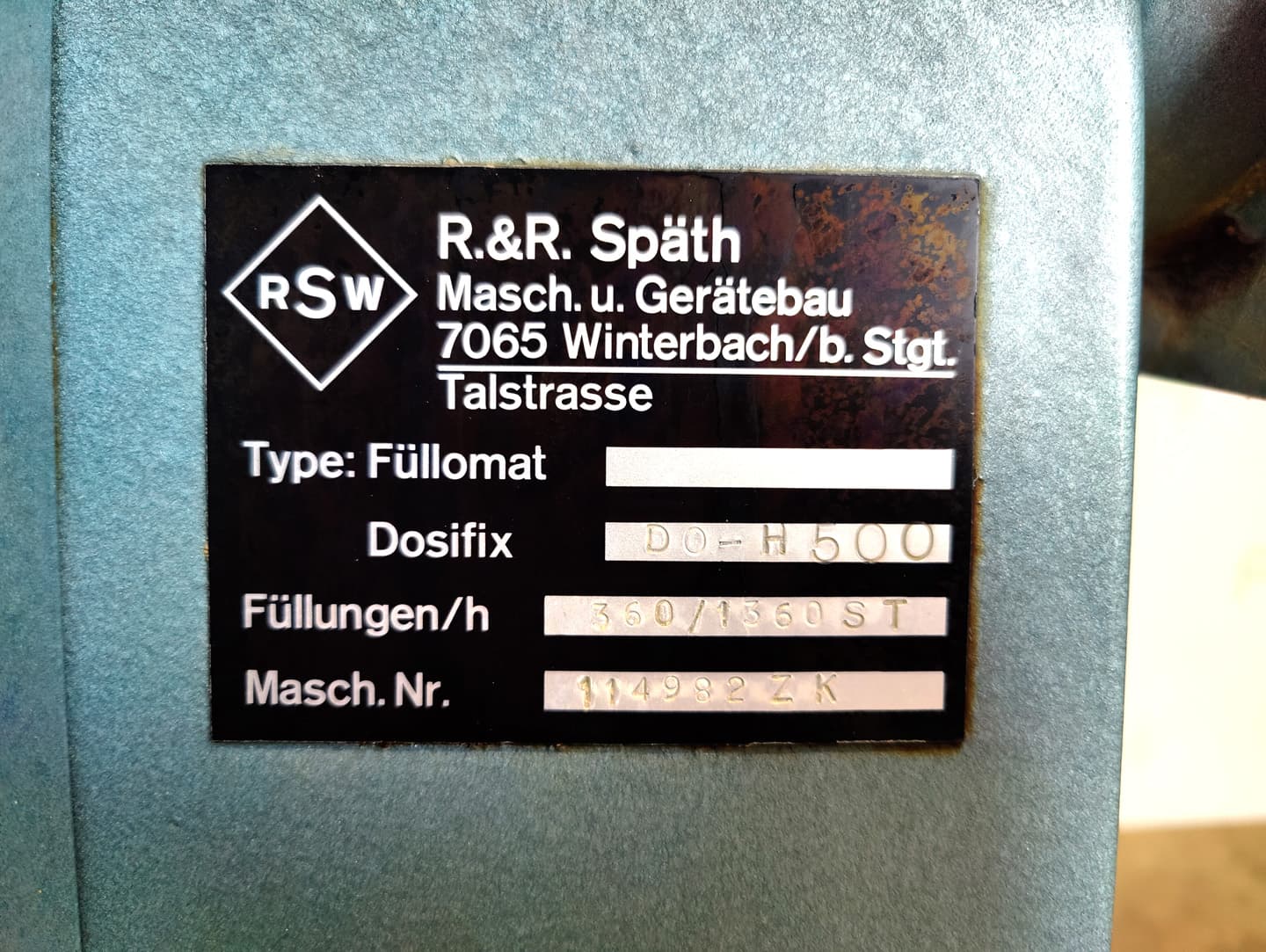 R&R Späth DO-H500 - Riempitrice a pistone - image 10
