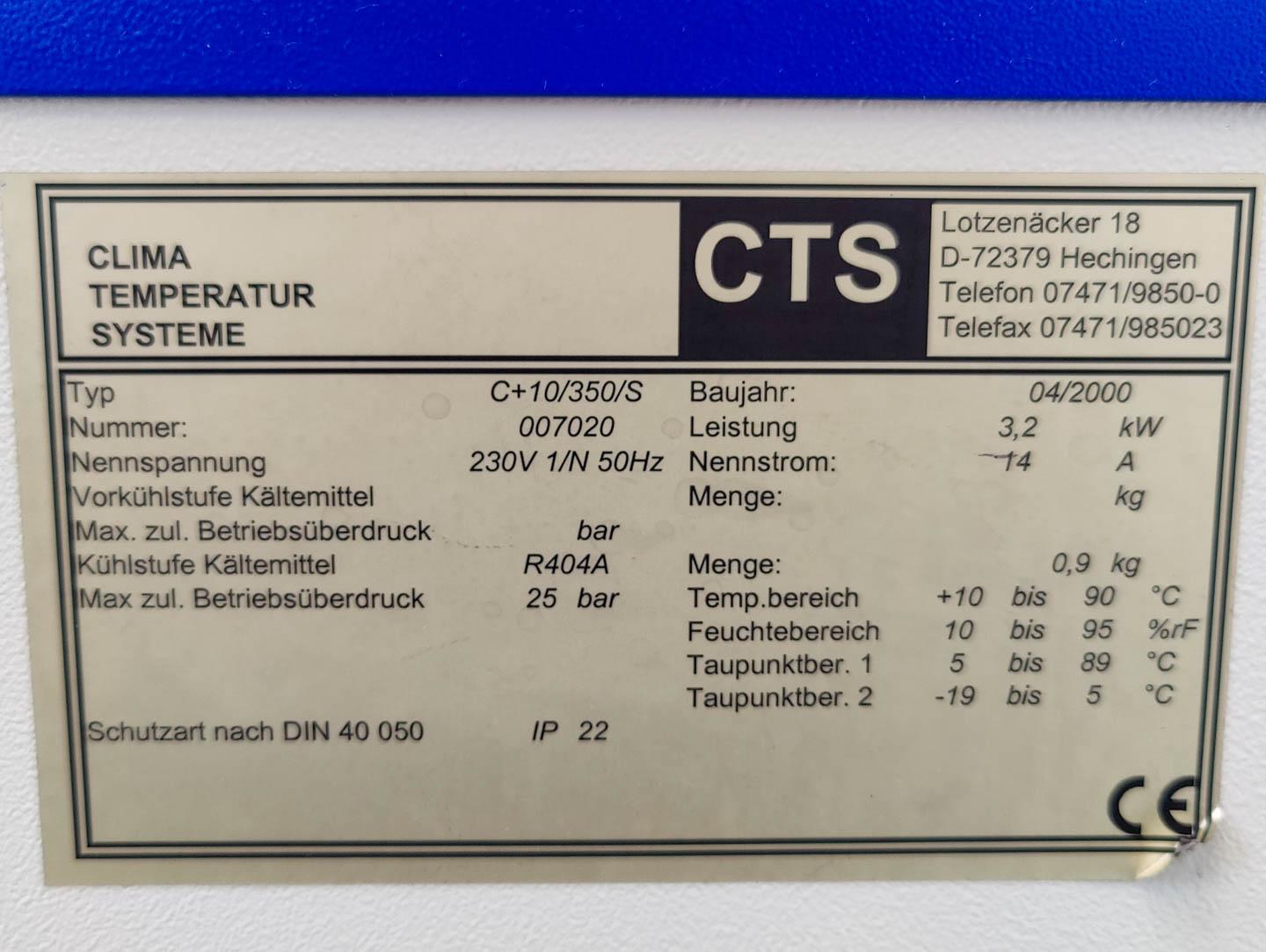 CTS Clima Temperatur Hechingen C +10/350 - Sušící pec - image 7