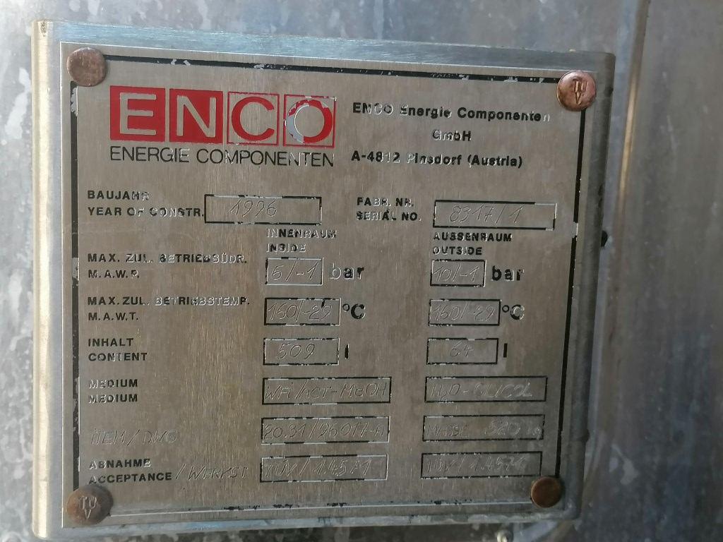 Enco 509 Ltr - Reactor de aço inoxidável - image 8